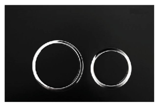 Round push plate For Concealed Cistern