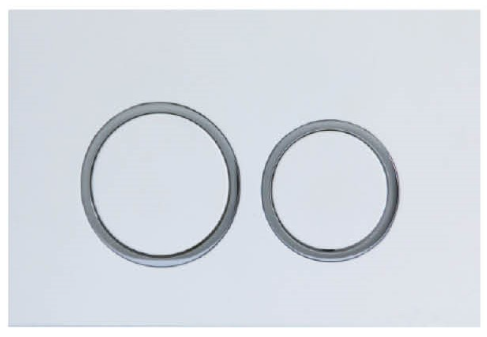 Round push plate For Concealed Cistern