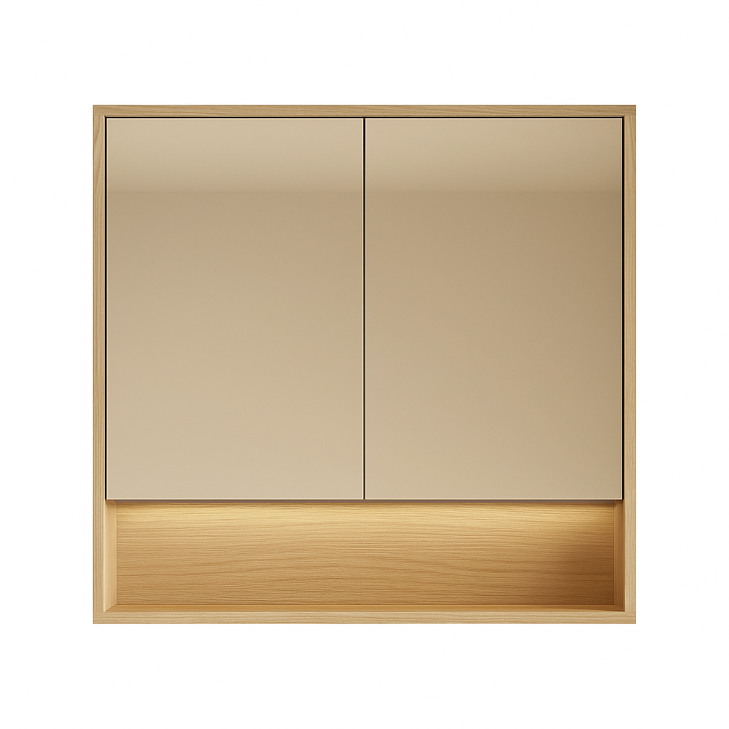 Oak Grace Shaving Cabinet – Oak Finish 600–1480mm