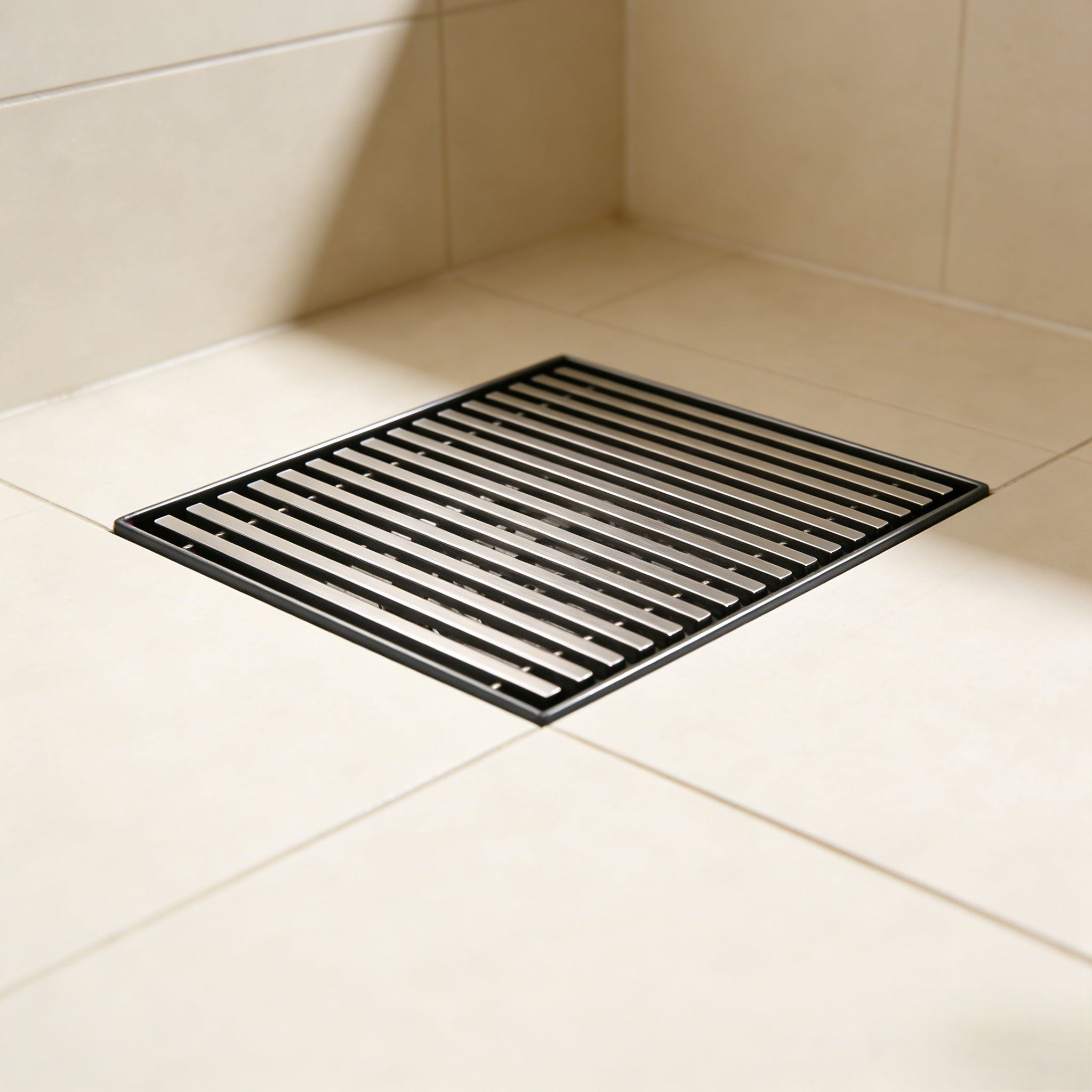 Grills square floor drain 80mm