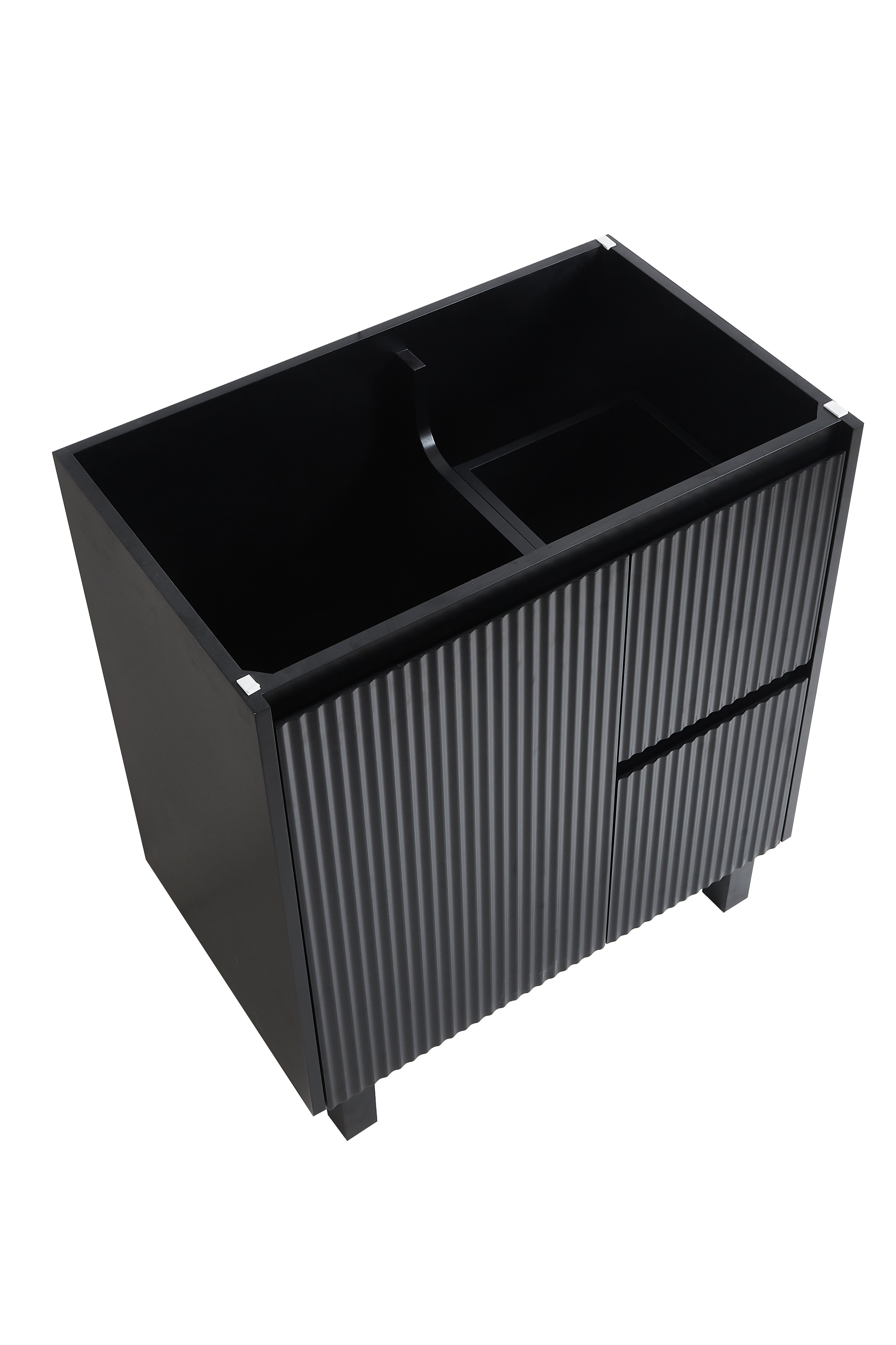 750mm Brighton Floor Standing Vanity Matte Black CB74RL-MB