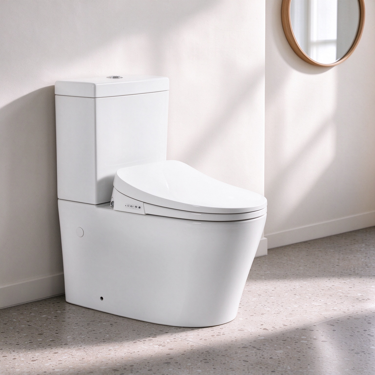 Stella Back to Wall Rimless Toilet Suite 710*390*830mm Trap Included