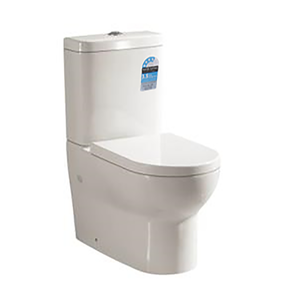 675*395*840mm Back to Wall Toilet Suite LUX005 Trap Included
