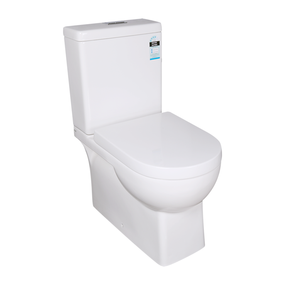 660*375*845mm Back to Wall Box Rim Toilet Suite LUX016 Trap Included