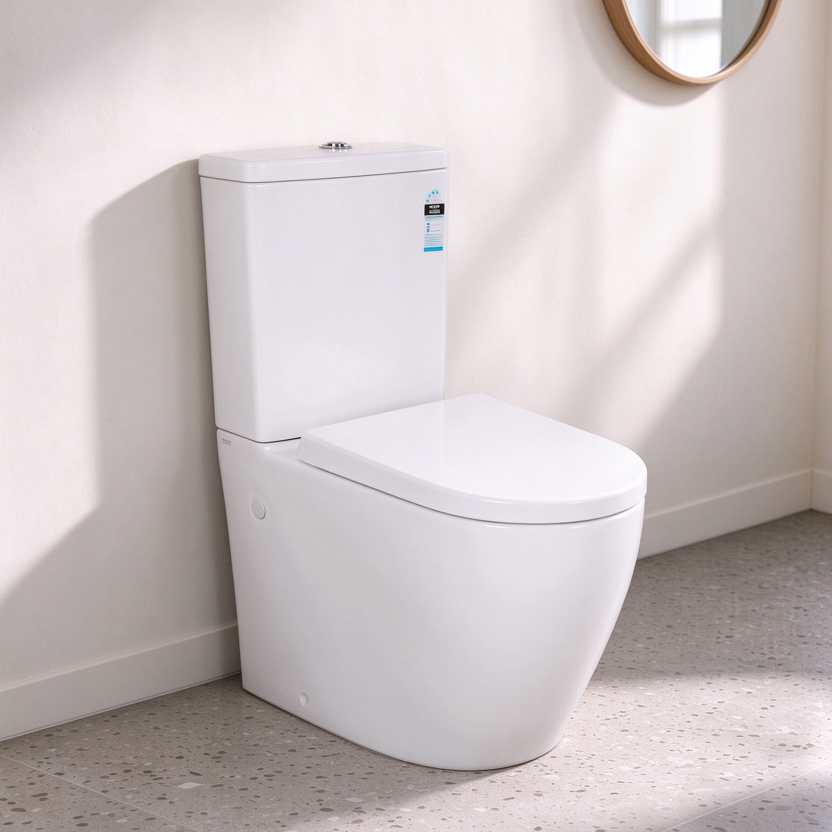 Elvera Box Rim Ambulant Quiet Toilet Suite 660*400*905mm