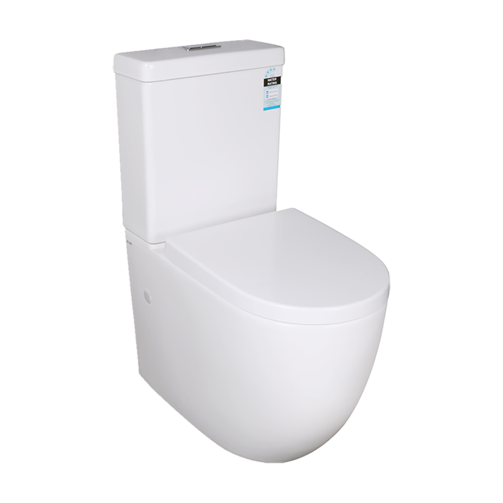 635*380*830mm Back to Wall Rola BTW Toilet Suite LUX023 Trap Included