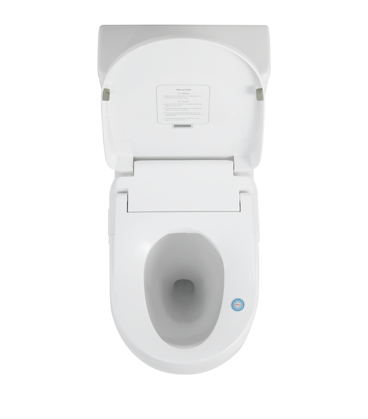 Zeus Rimless Tornado Toilet Suite with Smart Seat Back 660*385*870mm