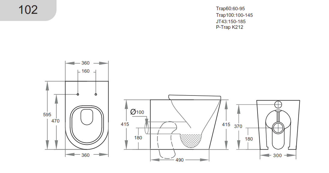 Flux R&T inwall Floor Toilet Suite