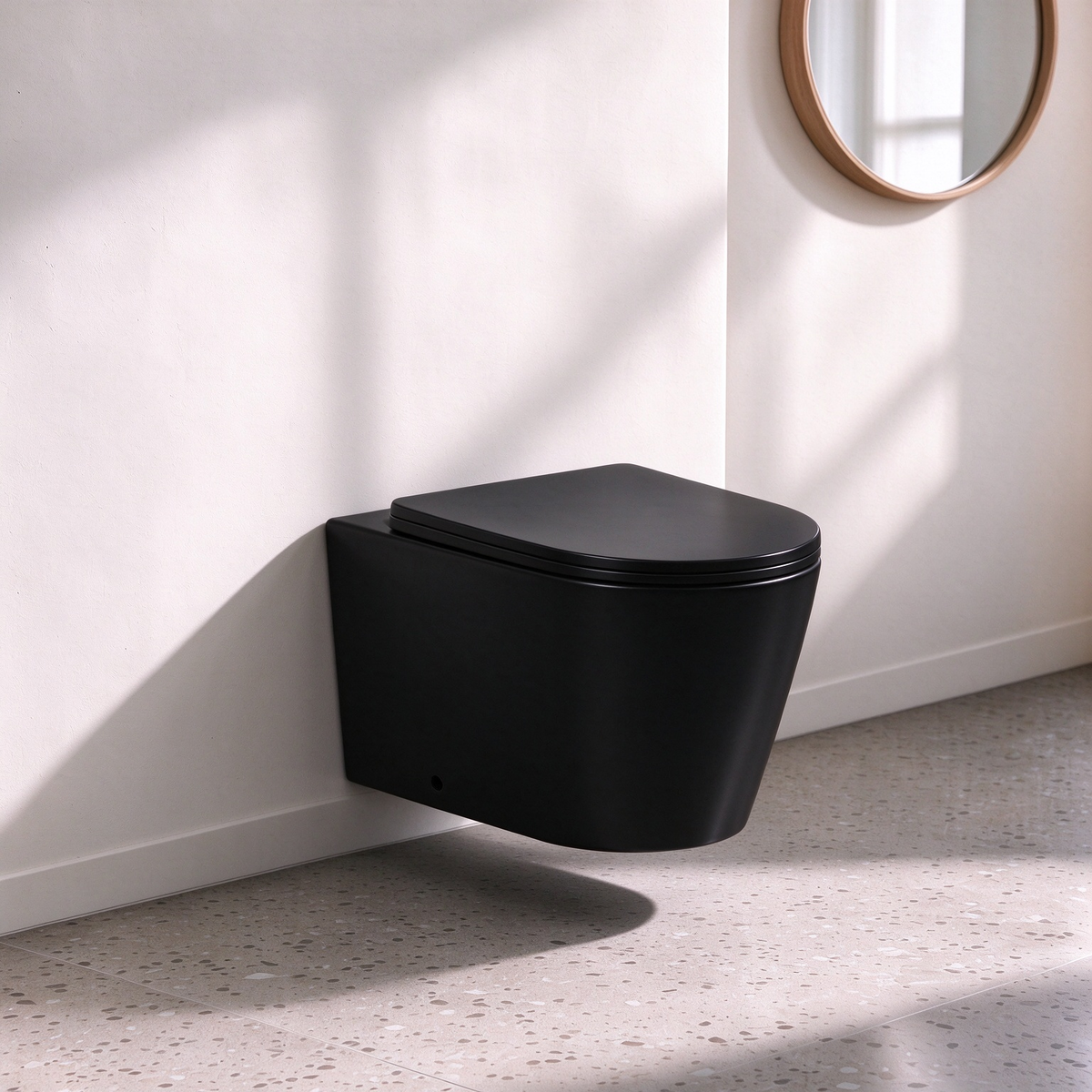 Avis Rimless Wall-Hung Toilet Pan 575*360*415mm