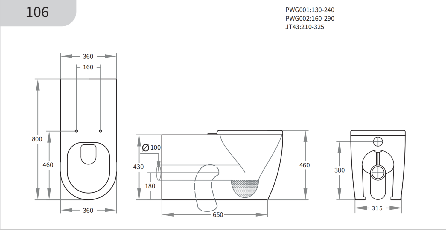 Asta Care Tornado Wall Faced Pan With In-Wall Tank
