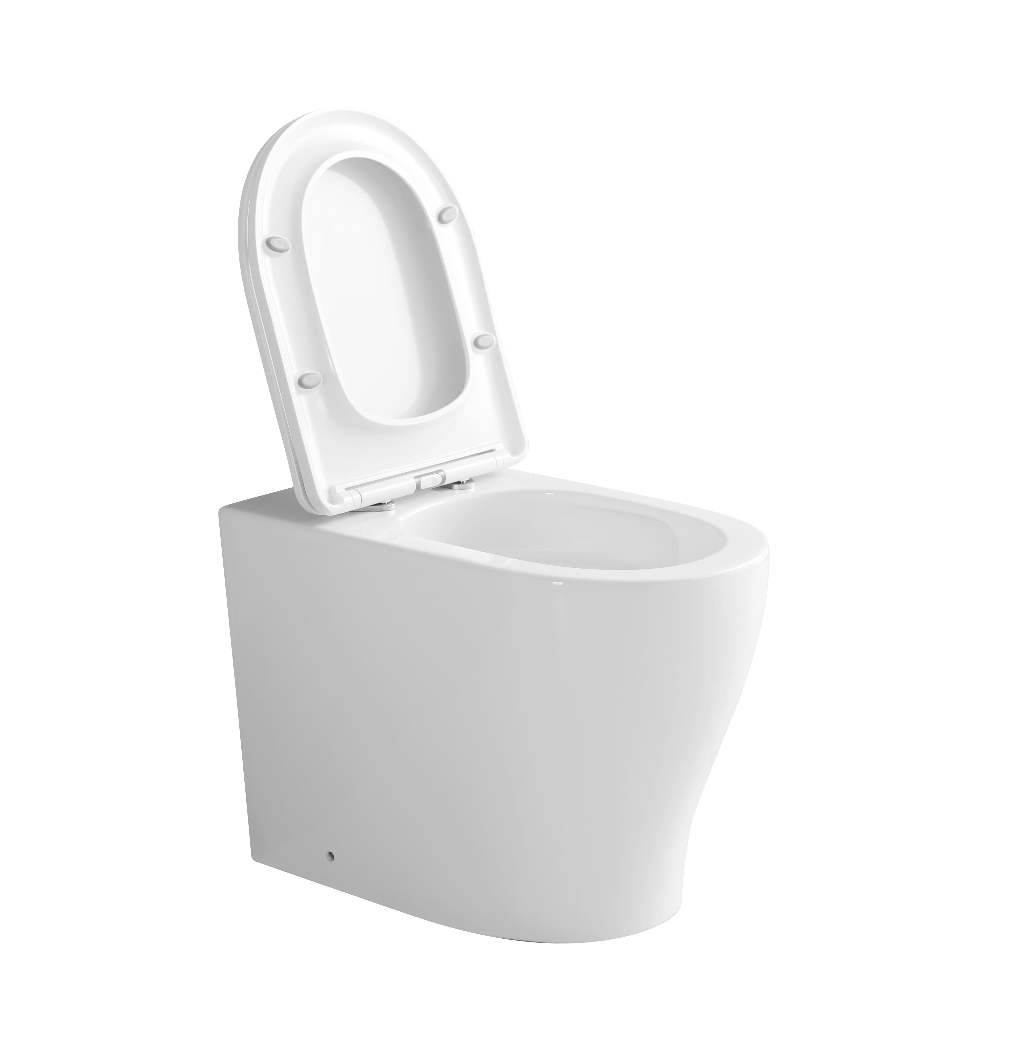 590*365*440mm Zues Wall Faced Floor Toilet Trap Included