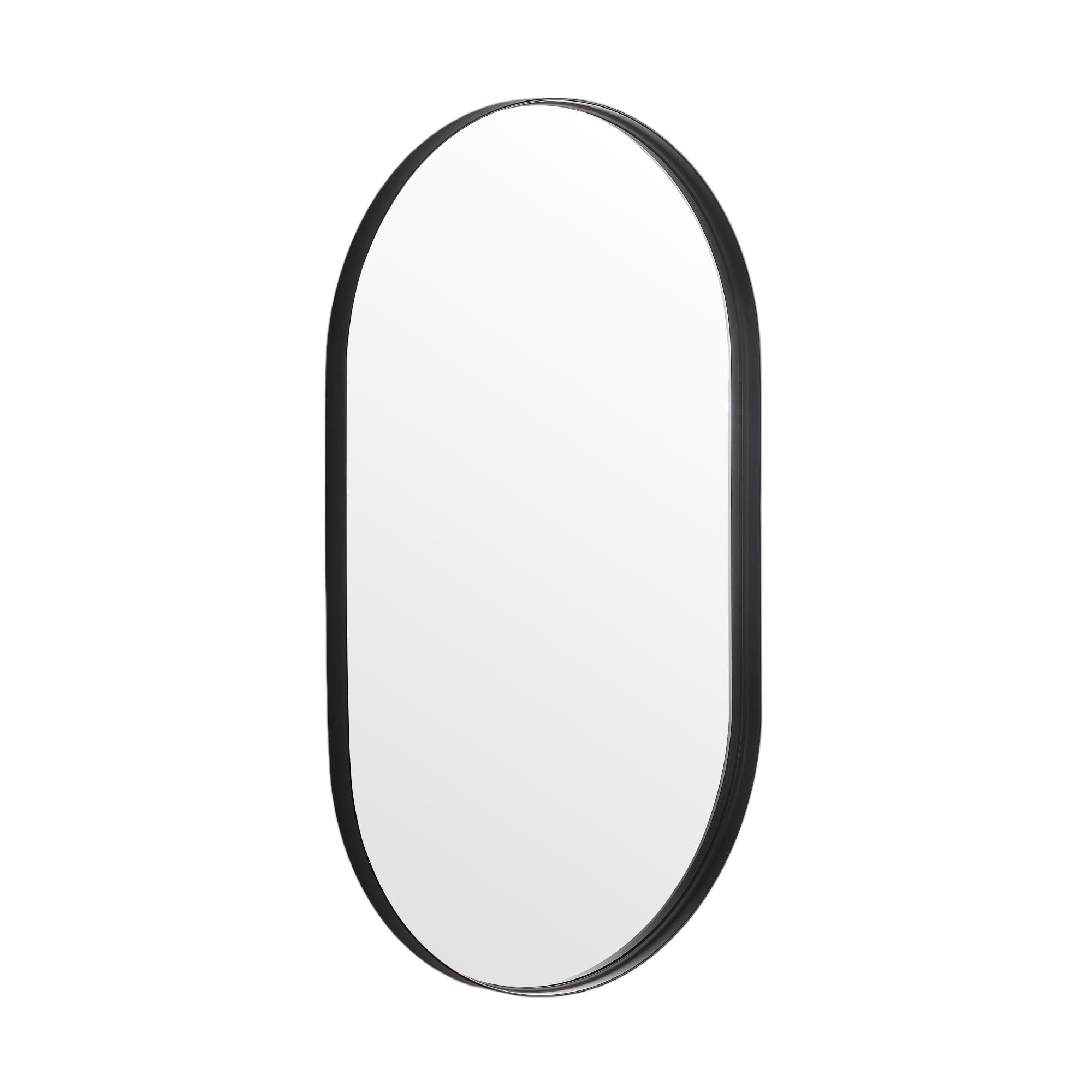 Iron Framed LED Bathroom Mirror – Electroplated Finish, 450/600mm