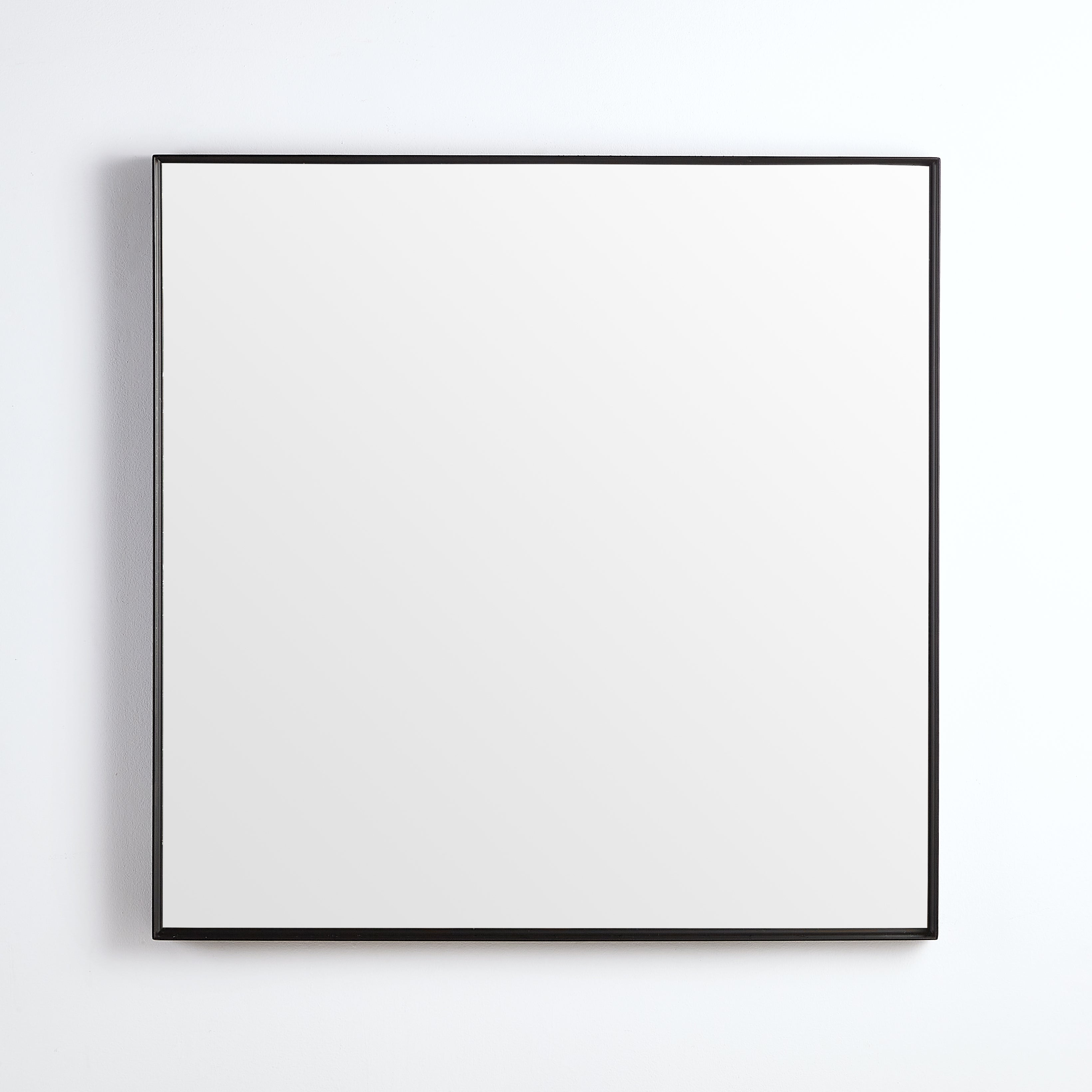 Matte Black Aluminum Framed Bathroom Mirror – 450-1200mm Wall Mounted