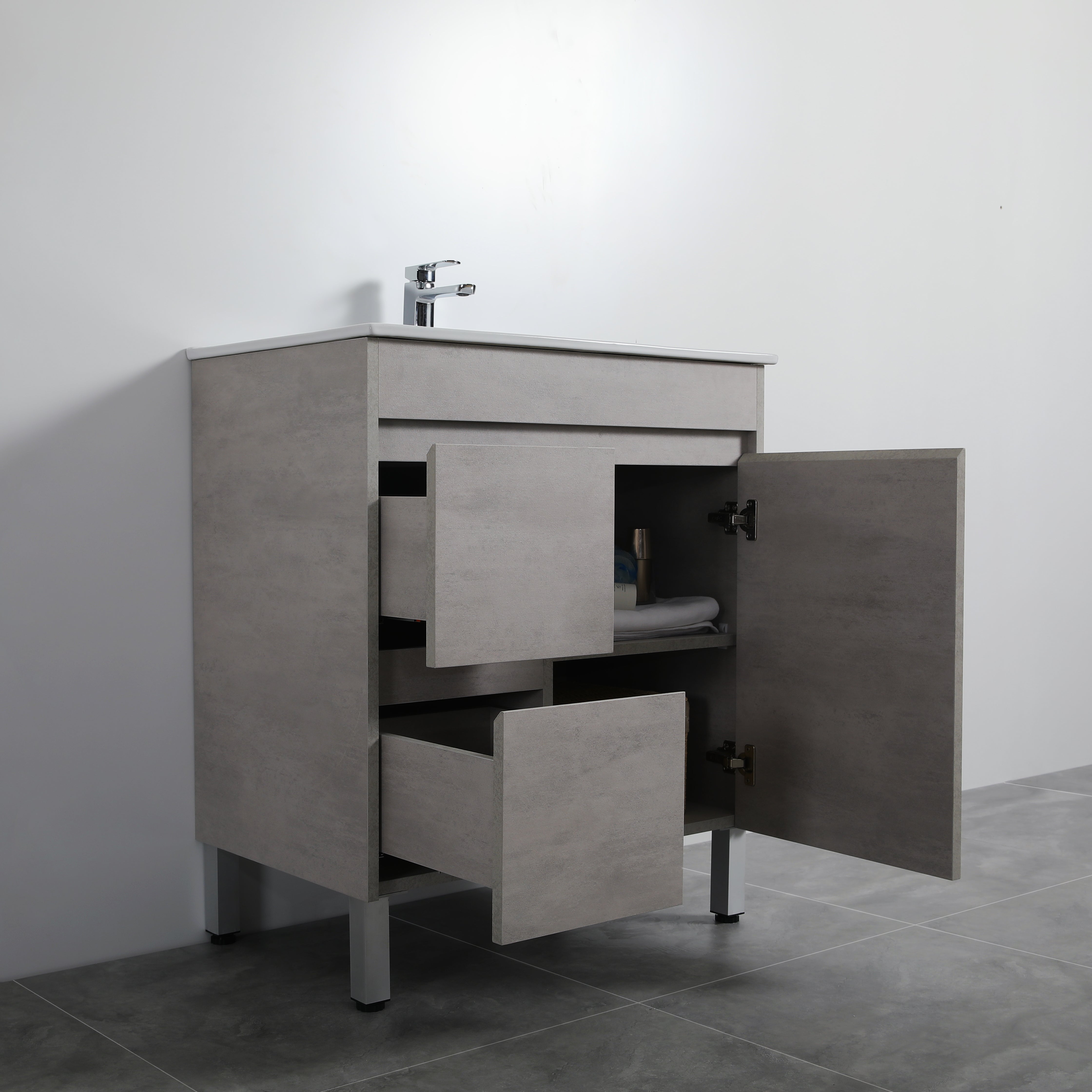 PVC Leg Vanity 600-1790mm