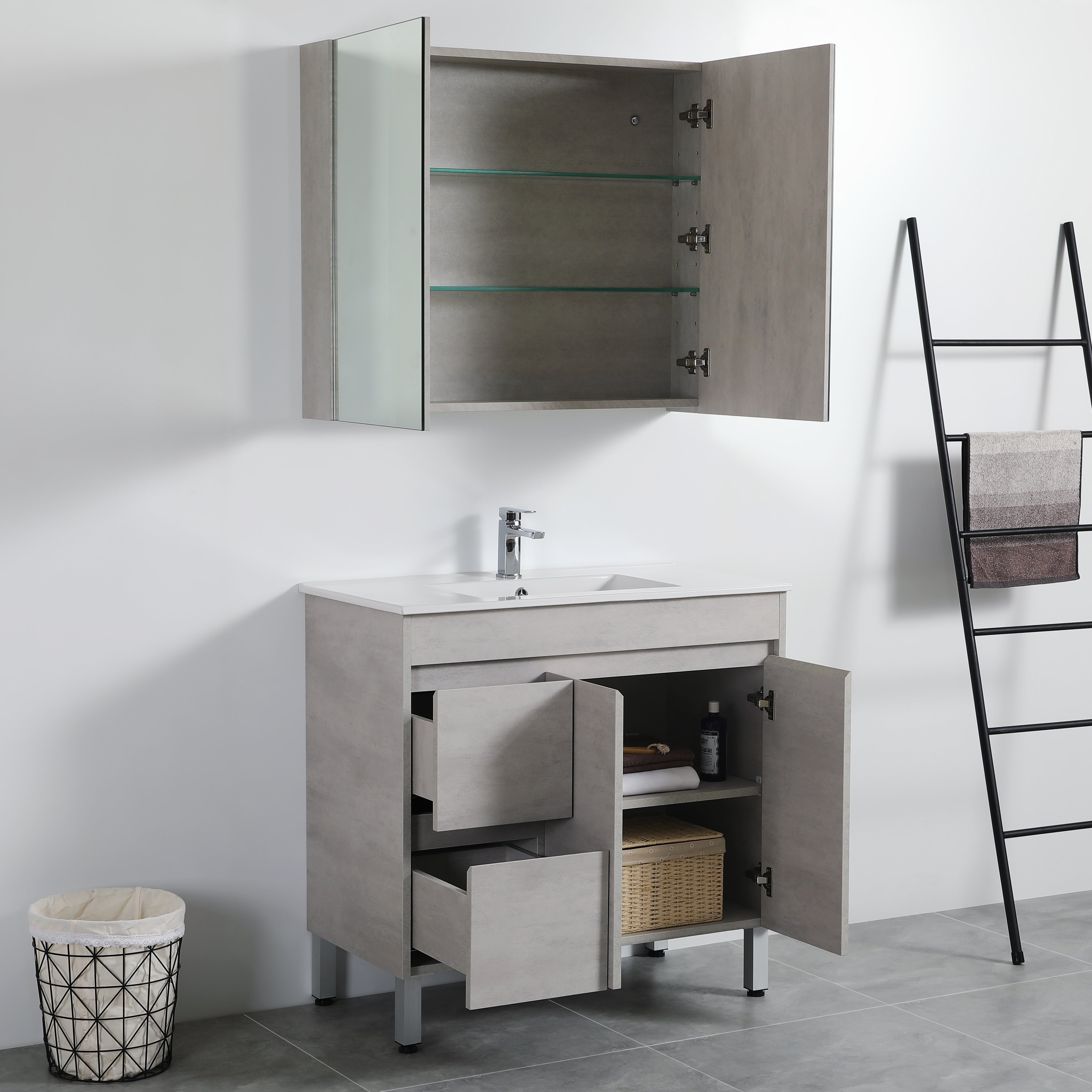 PVC Leg Vanity 600-1790mm