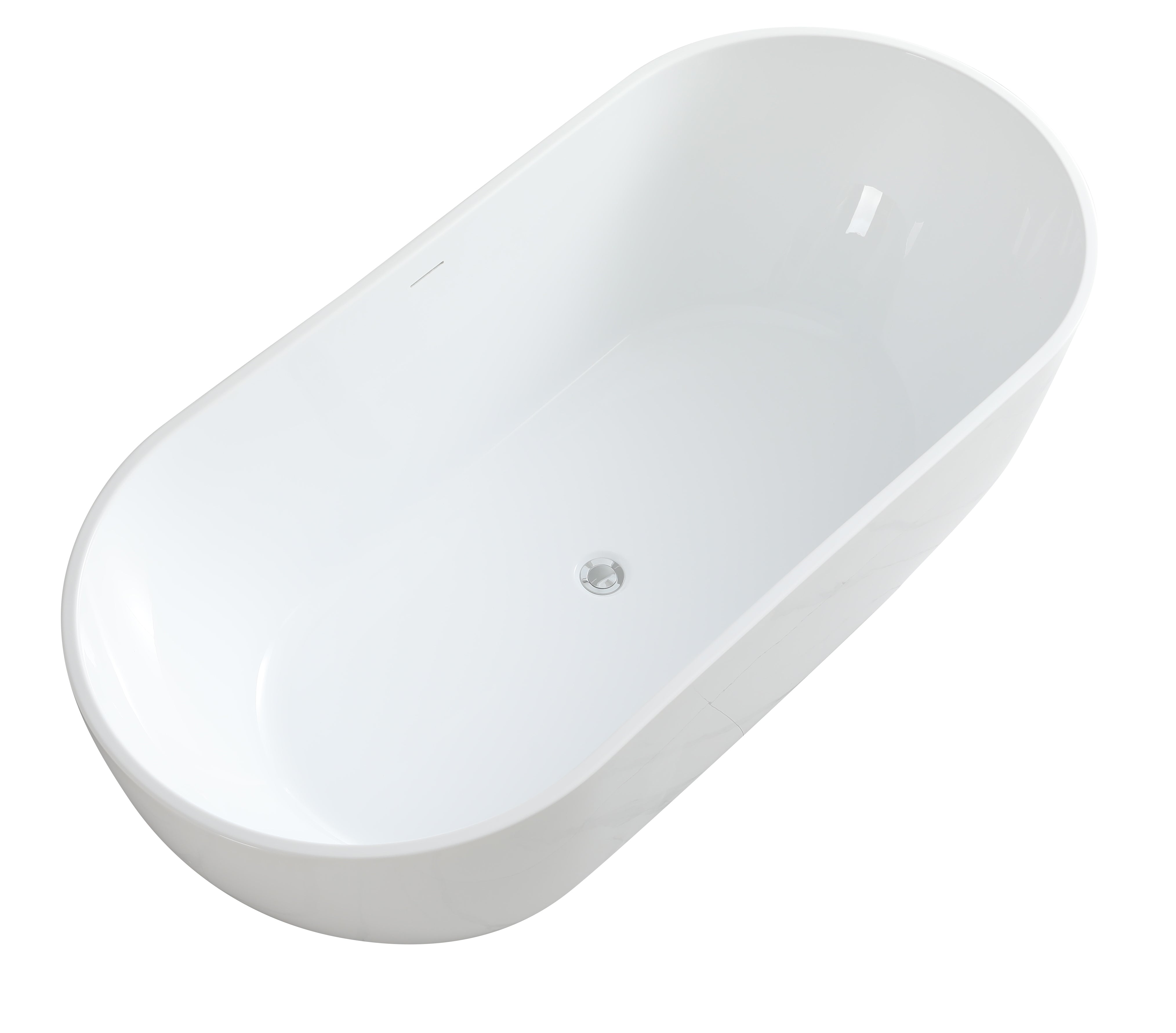 Cremis Free Standing Bathtub with Overflow 1395-1700mm