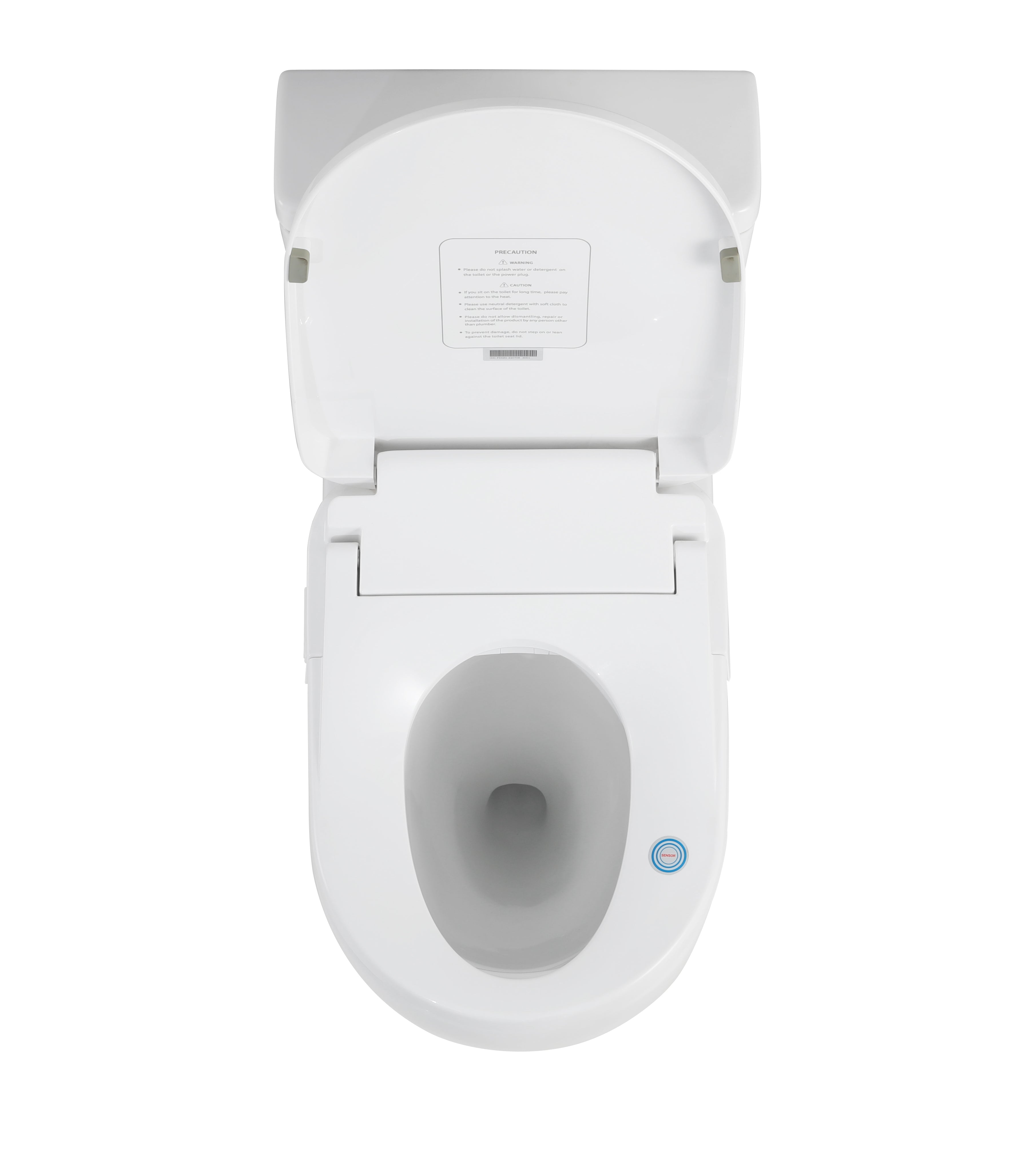 Zeus Rimless Tornado Toilet Suite with Smart Seat Back 660*385*870mm