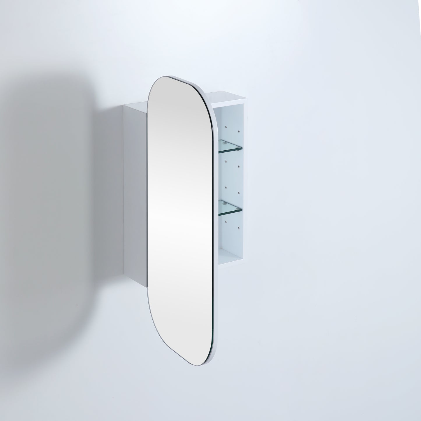 Olivia Shaving Cabinet Tall Boy 600*900*155mm OSV6090MB/MW