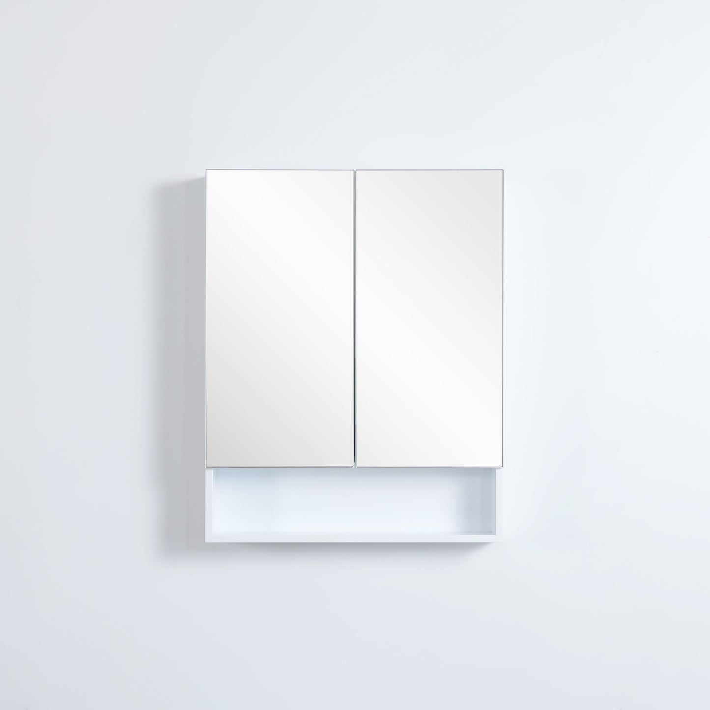 Matte White Fremantle Mirror Shaving Cabinet 600-1480mm FMWSV600/750/900/1200/1500