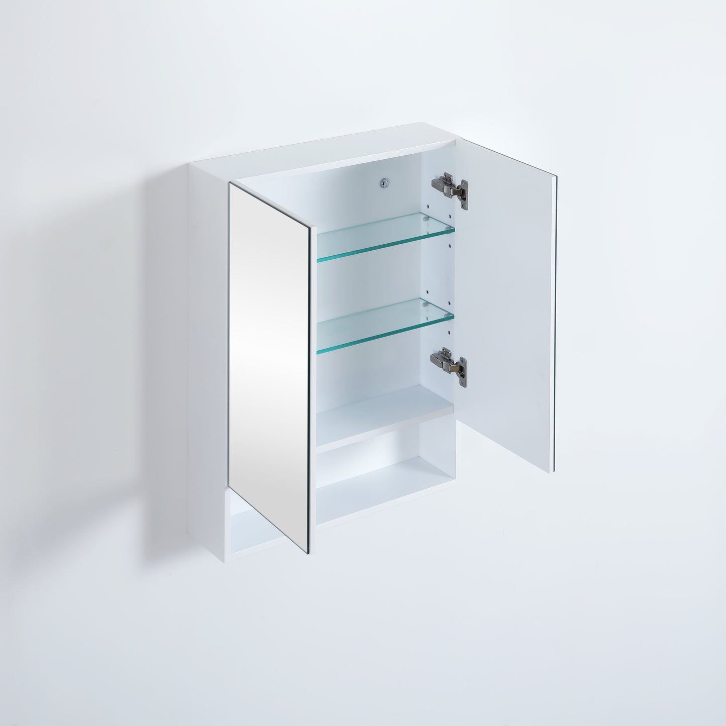 Matte White Fremantle Mirror Shaving Cabinet 600-1480mm FMWSV600/750/900/1200/1500