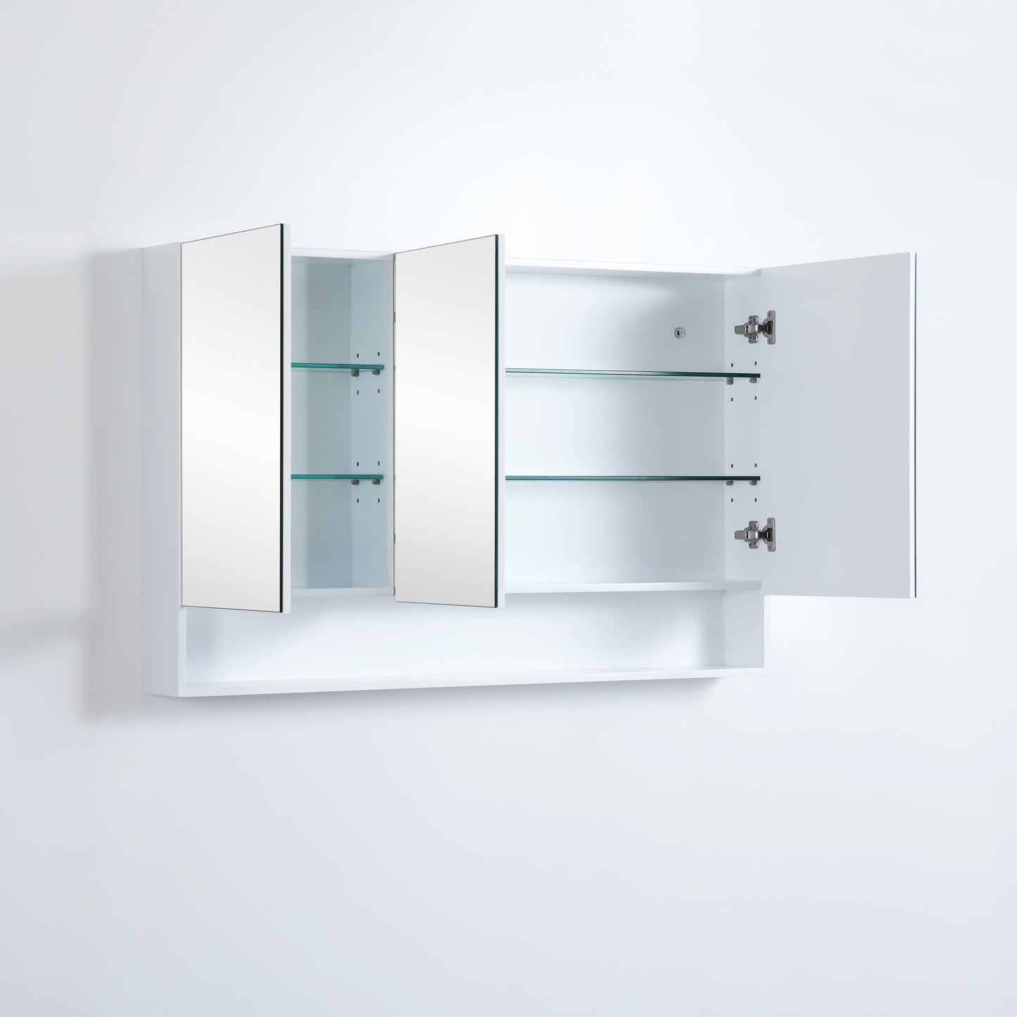 Matte White Fremantle Mirror Shaving Cabinet 600-1480mm FMWSV600/750/900/1200/1500