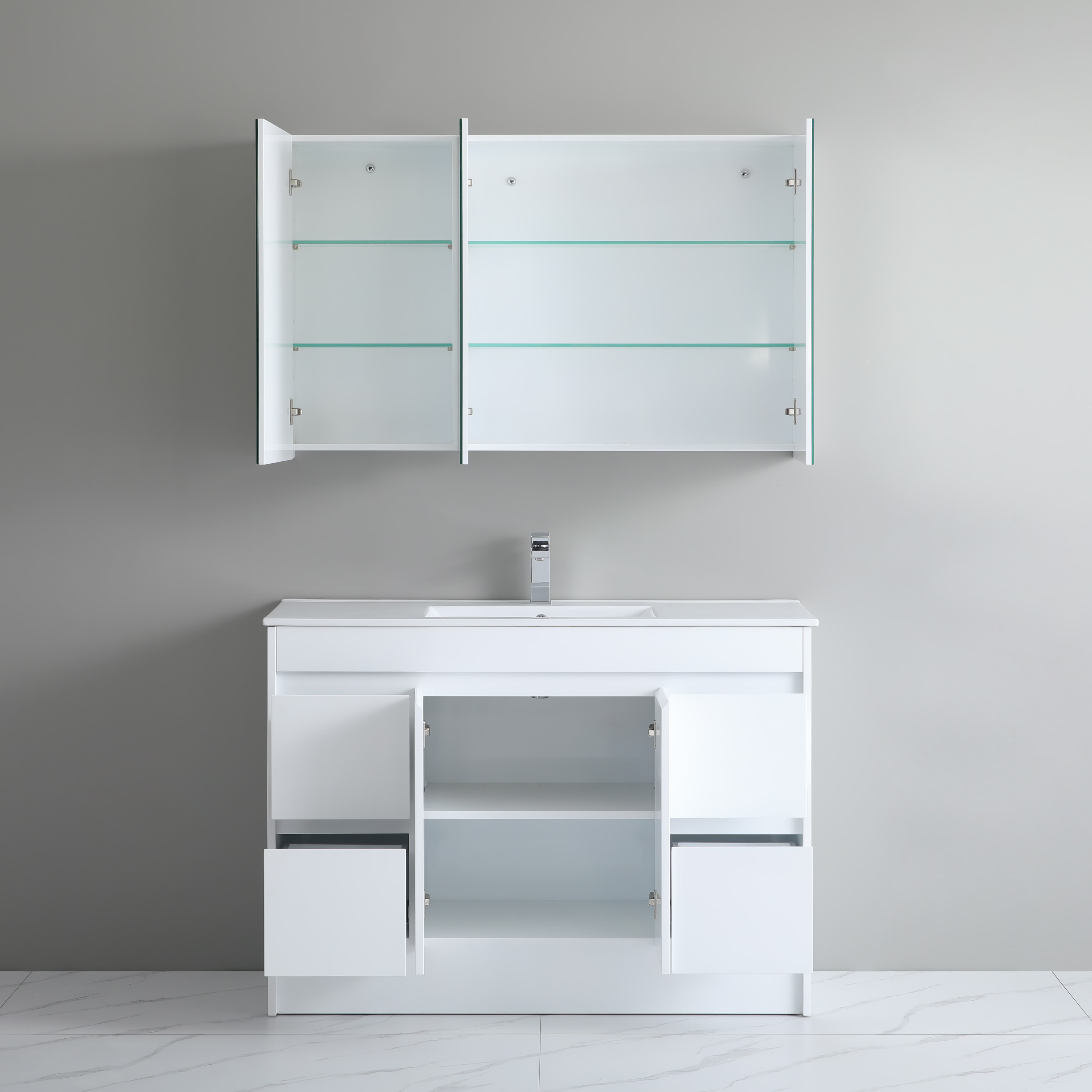 Polar PVC Wall-Mounted Vanity 1200*460*545mm