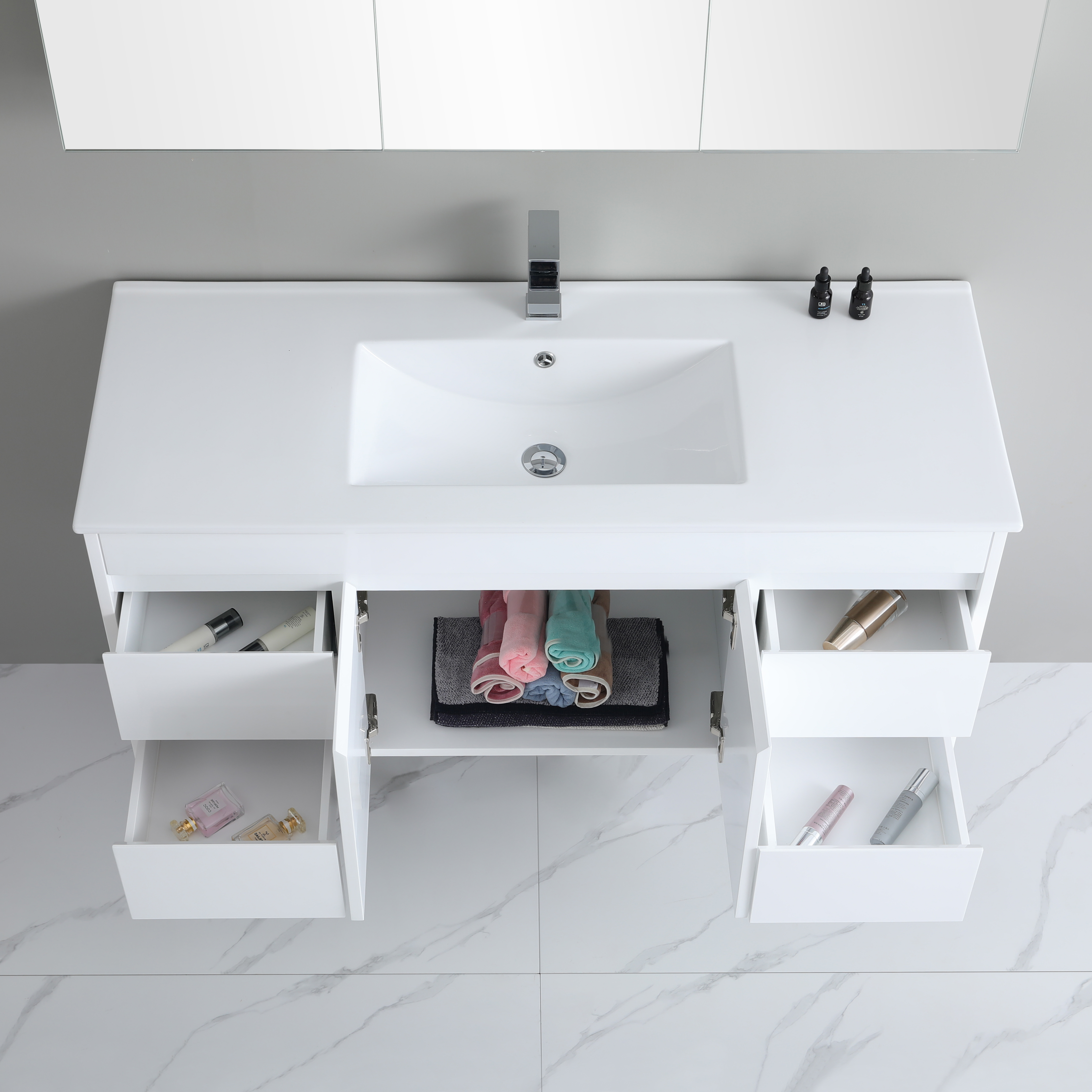 Arctic Gloss PVC Vanity 1200*460*550mm