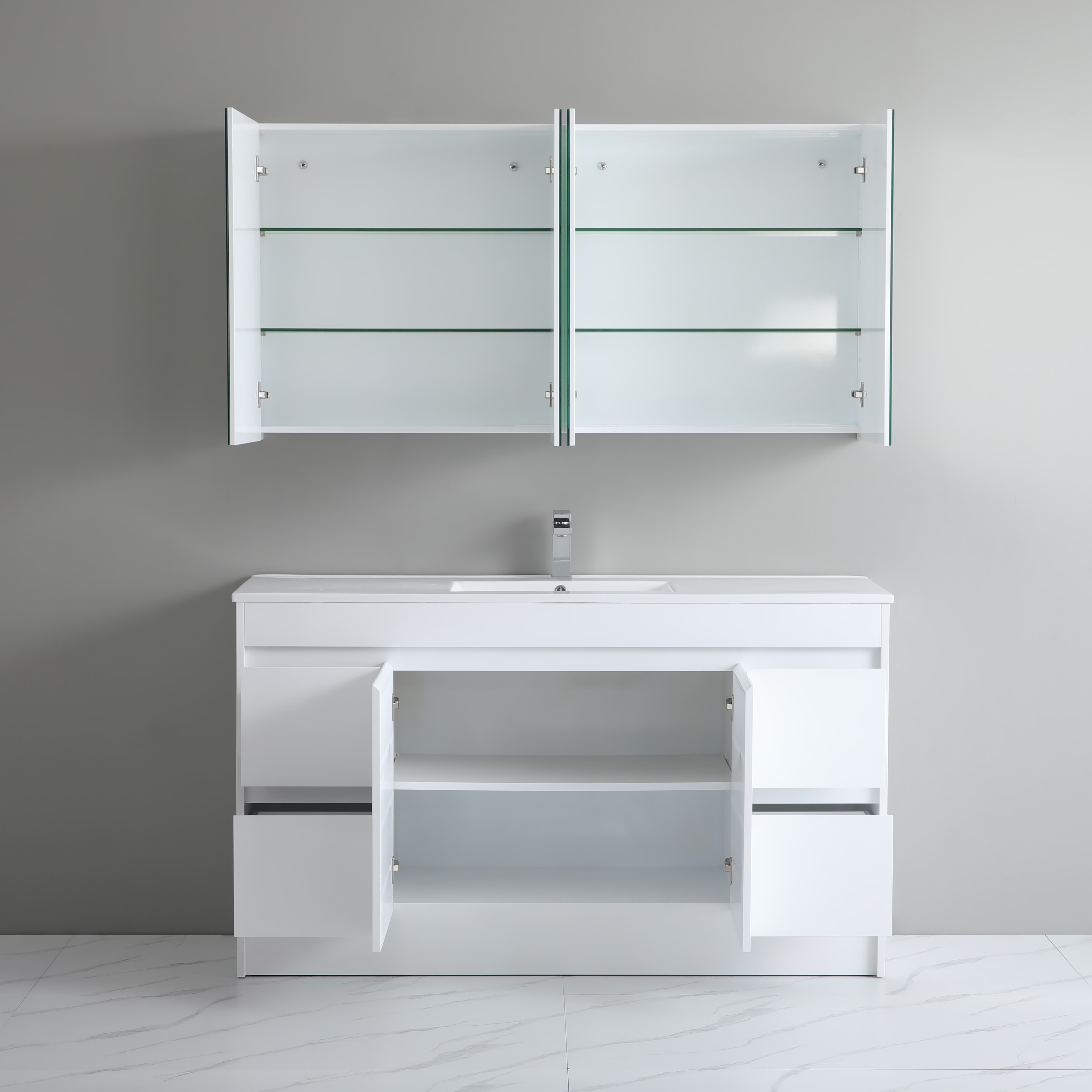 Polar PVC Wall-Mounted Vanity 1500*460*545mm