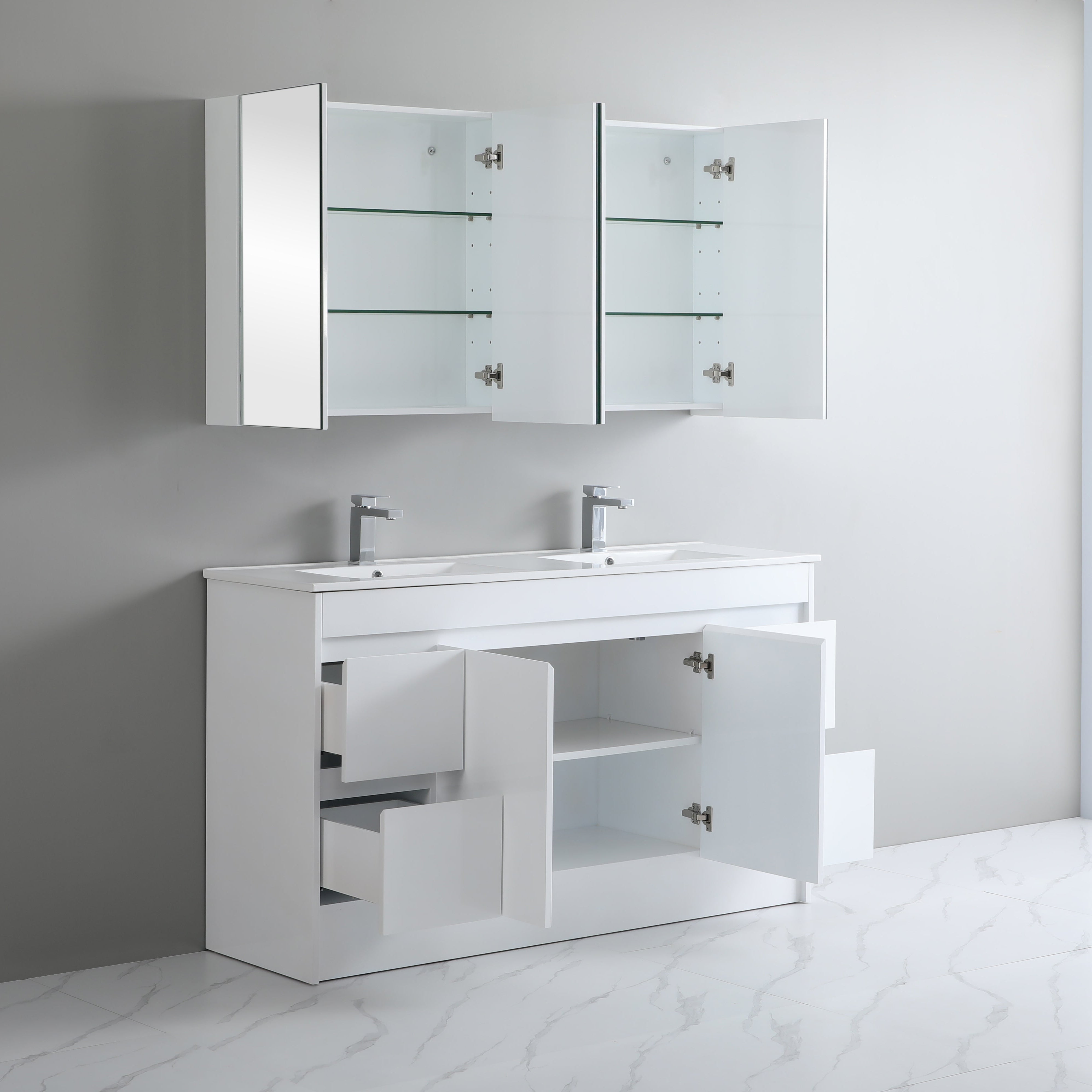 Polar PVC Wall-Mounted Vanity 1500*460*545mm