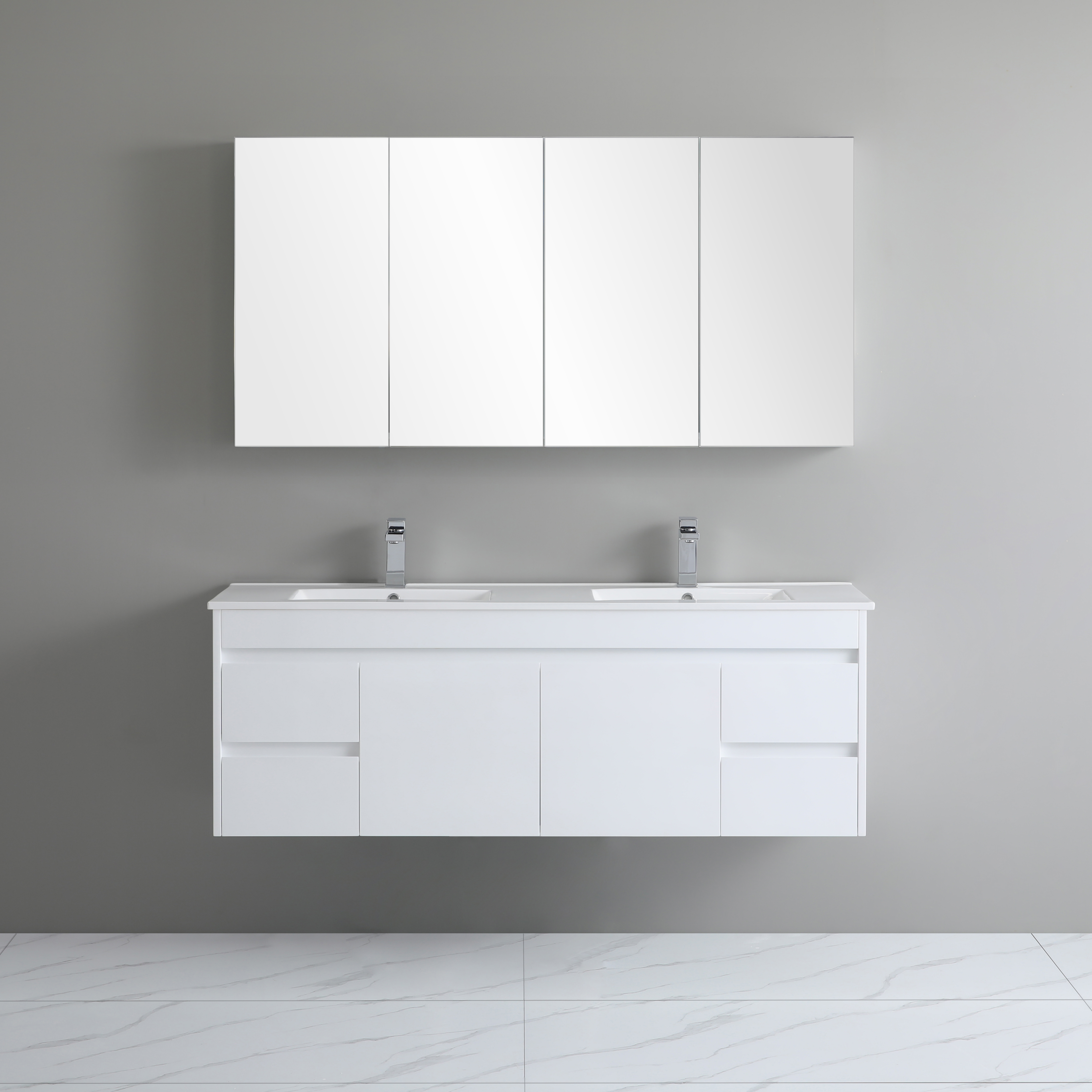 Arctic Gloss PVC Vanity 1490*470*550mm