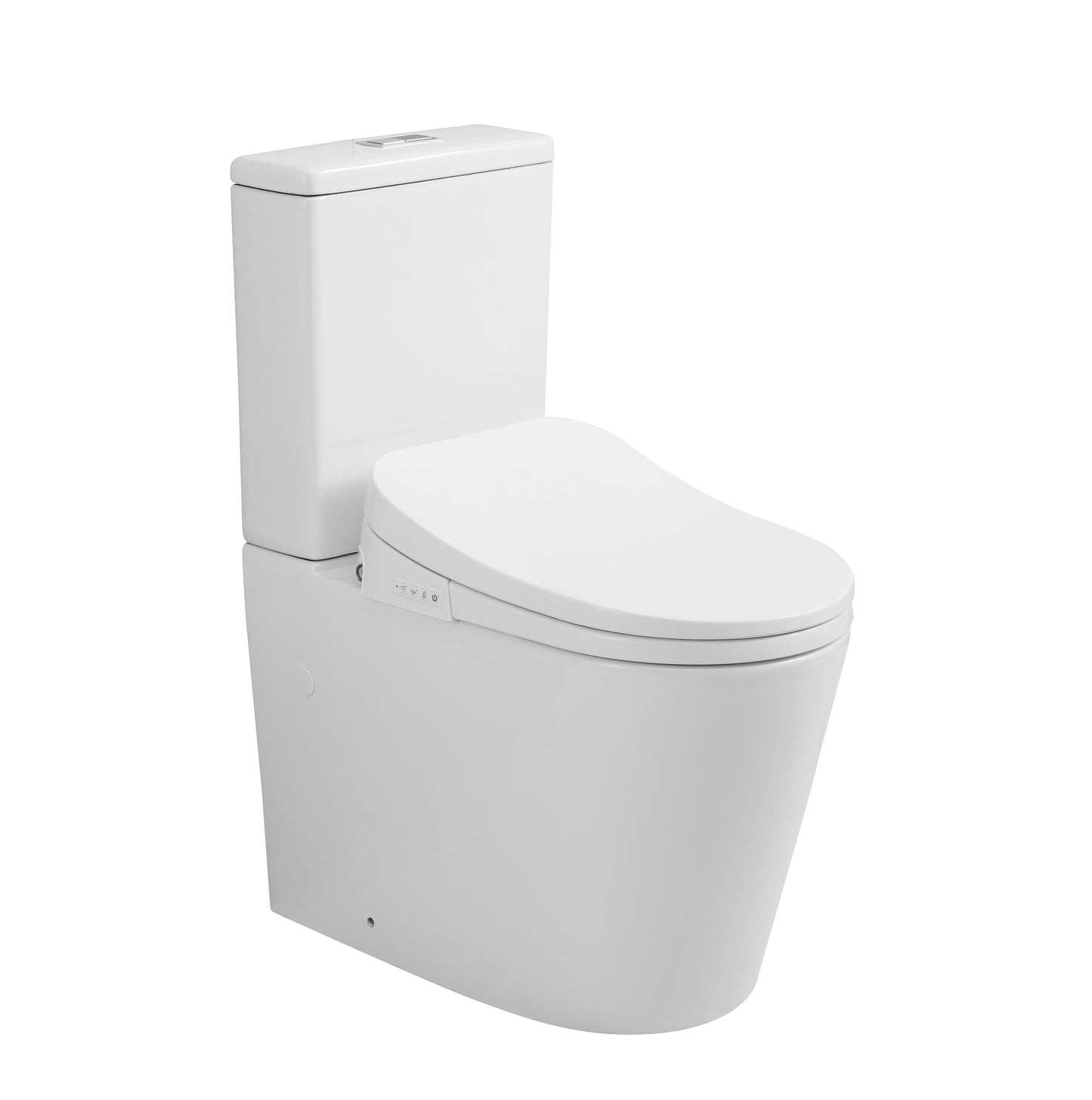 655*385*870mm Back to Wall Rimless Tornado Toilet Suite LUX033 Trap Included
