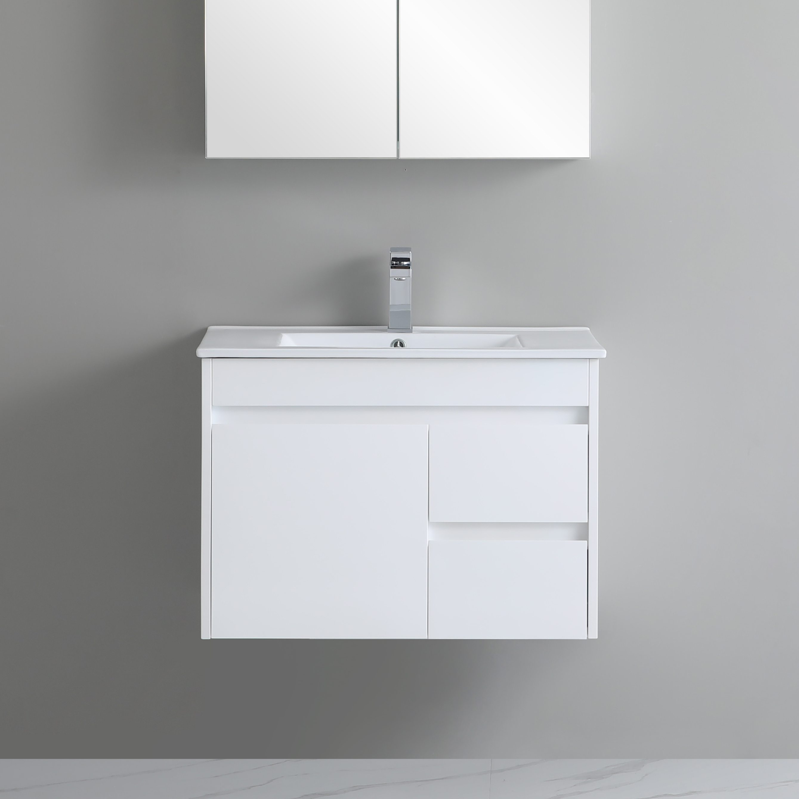 Polar PVC Wall-Mounted Vanity 750*460*550mm