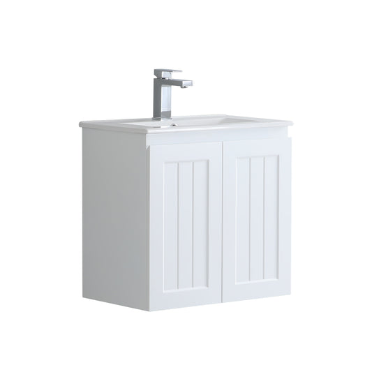 CETO Acacia Vanity SLIM Wall Hung Cabinet 590/730/890 AC63W/AC73RW/AC93LW/AC93RW- MB/-MW