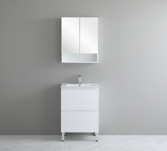 880x600x460mm Single Vanity Set Riva 600-LG