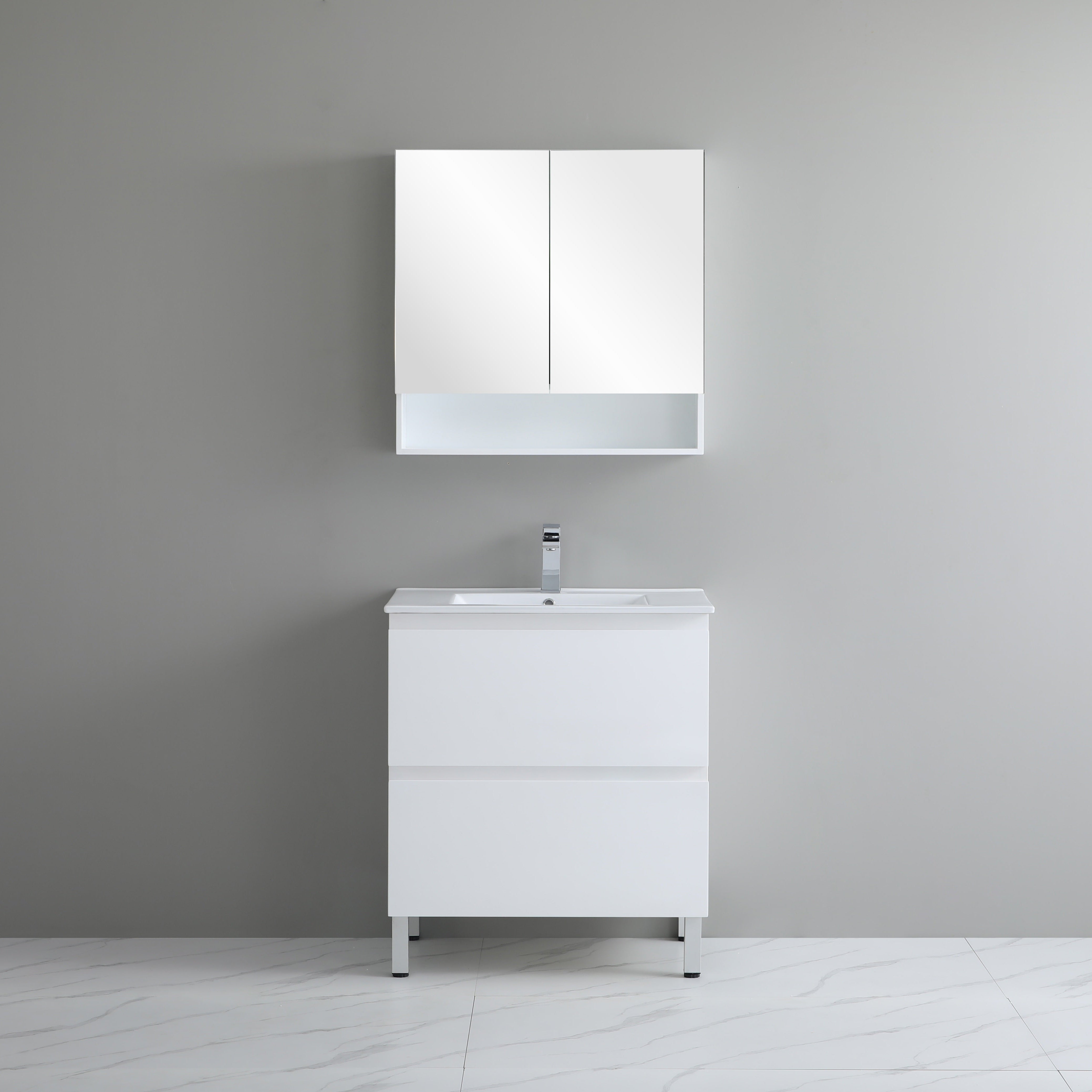 Leg Vanity Cabinet (PVC Material) 590-1500mm
