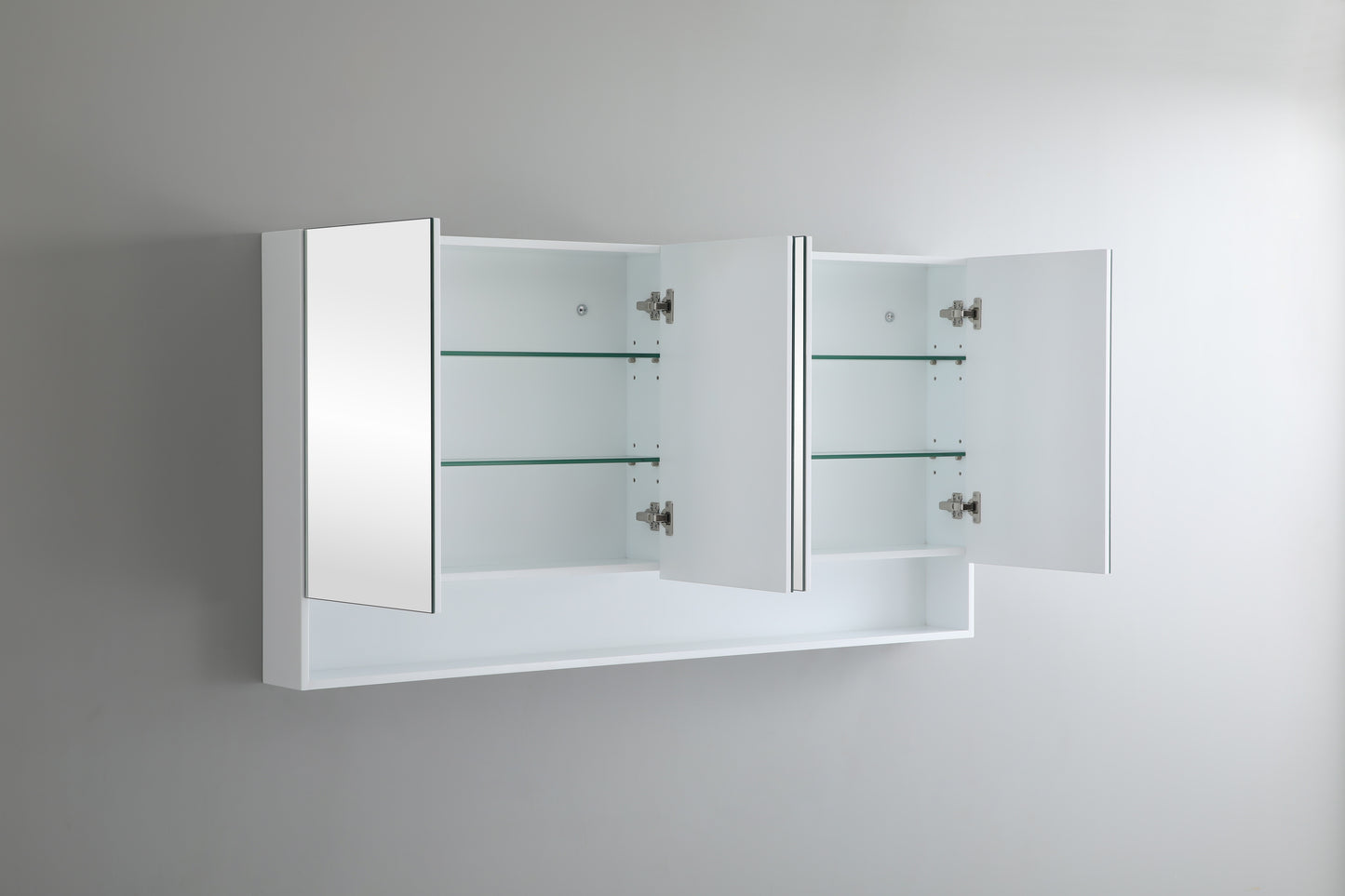 Matte White Fremantle Mirror Shaving Cabinet 600-1480mm FMWSV600/750/900/1200/1500