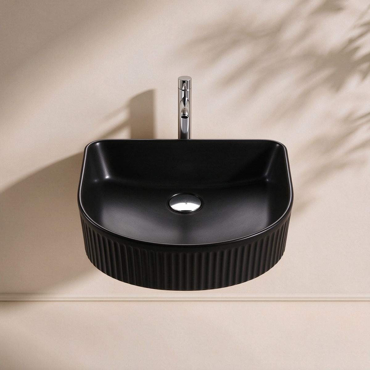 Arch Console Basin 400*360*130mm LH-BS06-400GW/MW/MB