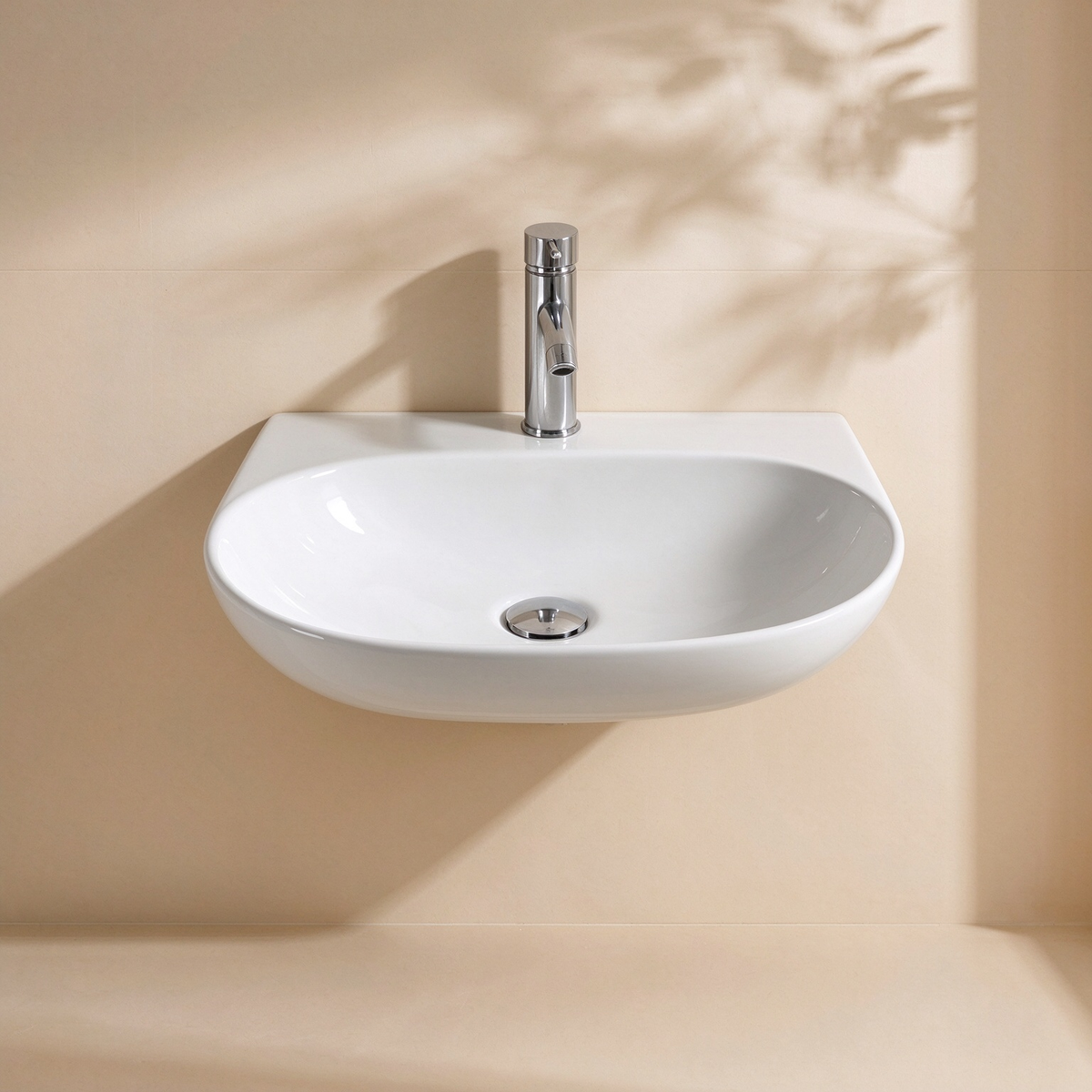 Wall-Hung Basin 500*385*120mm LH-BS62-500GW