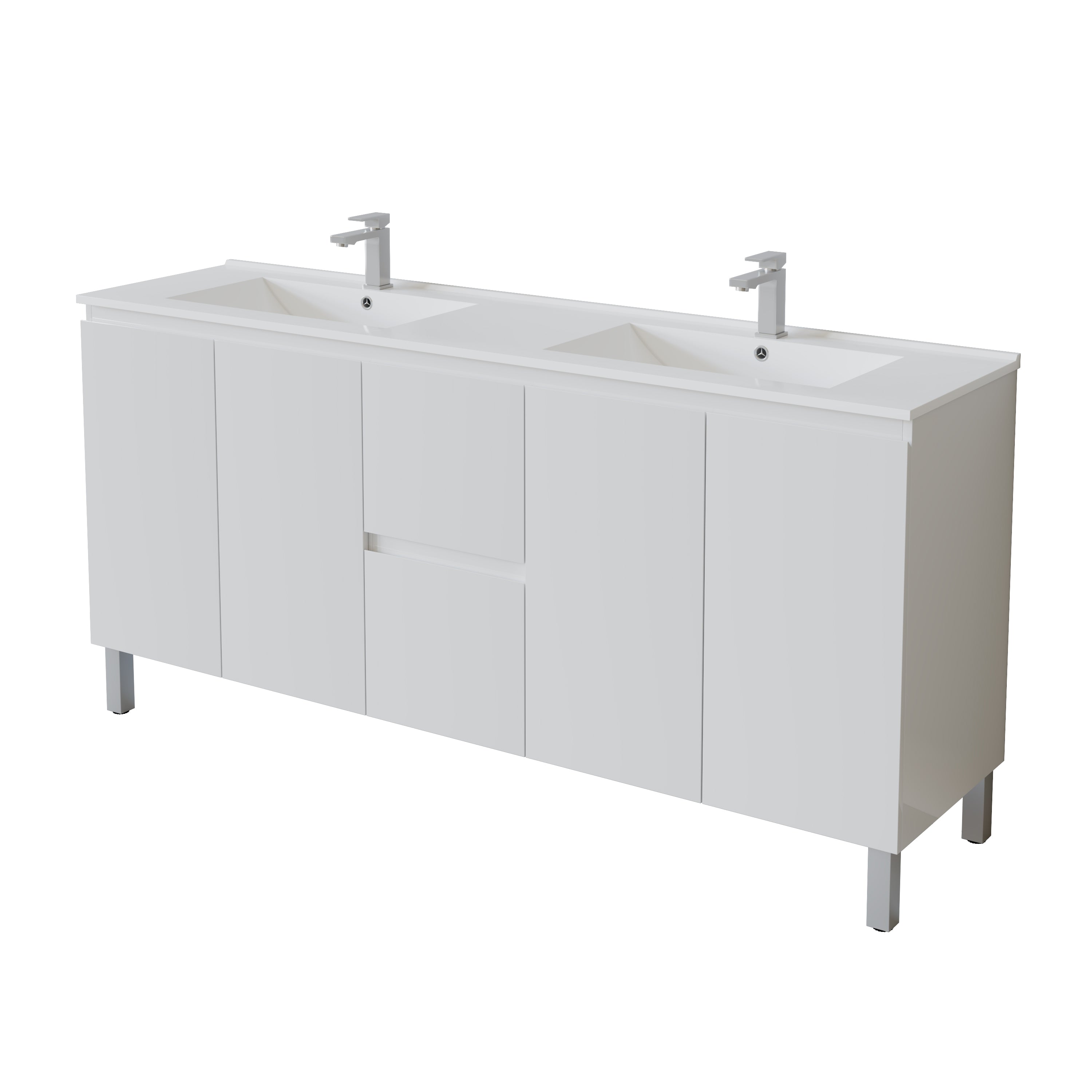 Bathroom Nordic Freestanding Vanity with Legs 1800*460*880mm