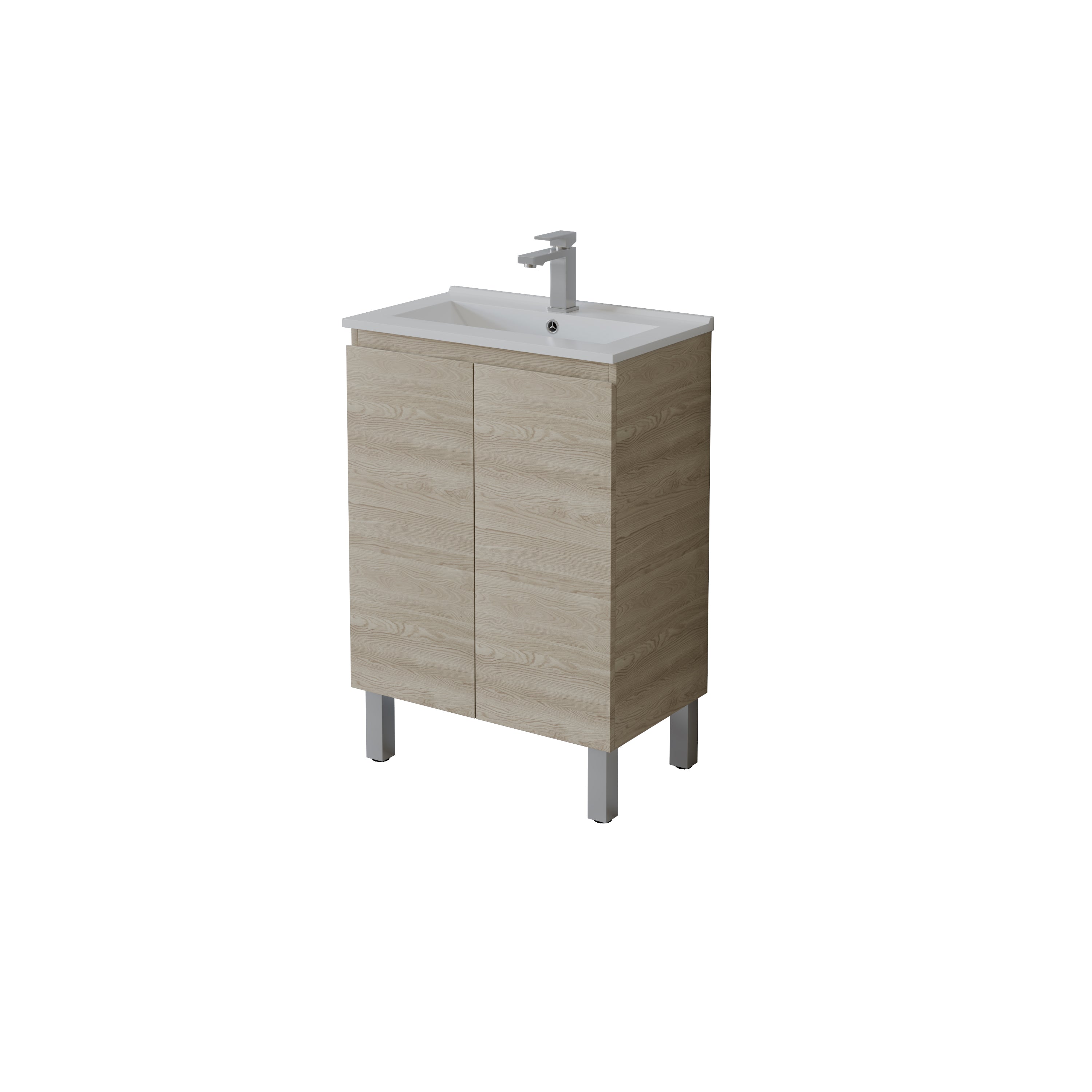 Slim Freestanding Vanity with Legs 600*360*860mm