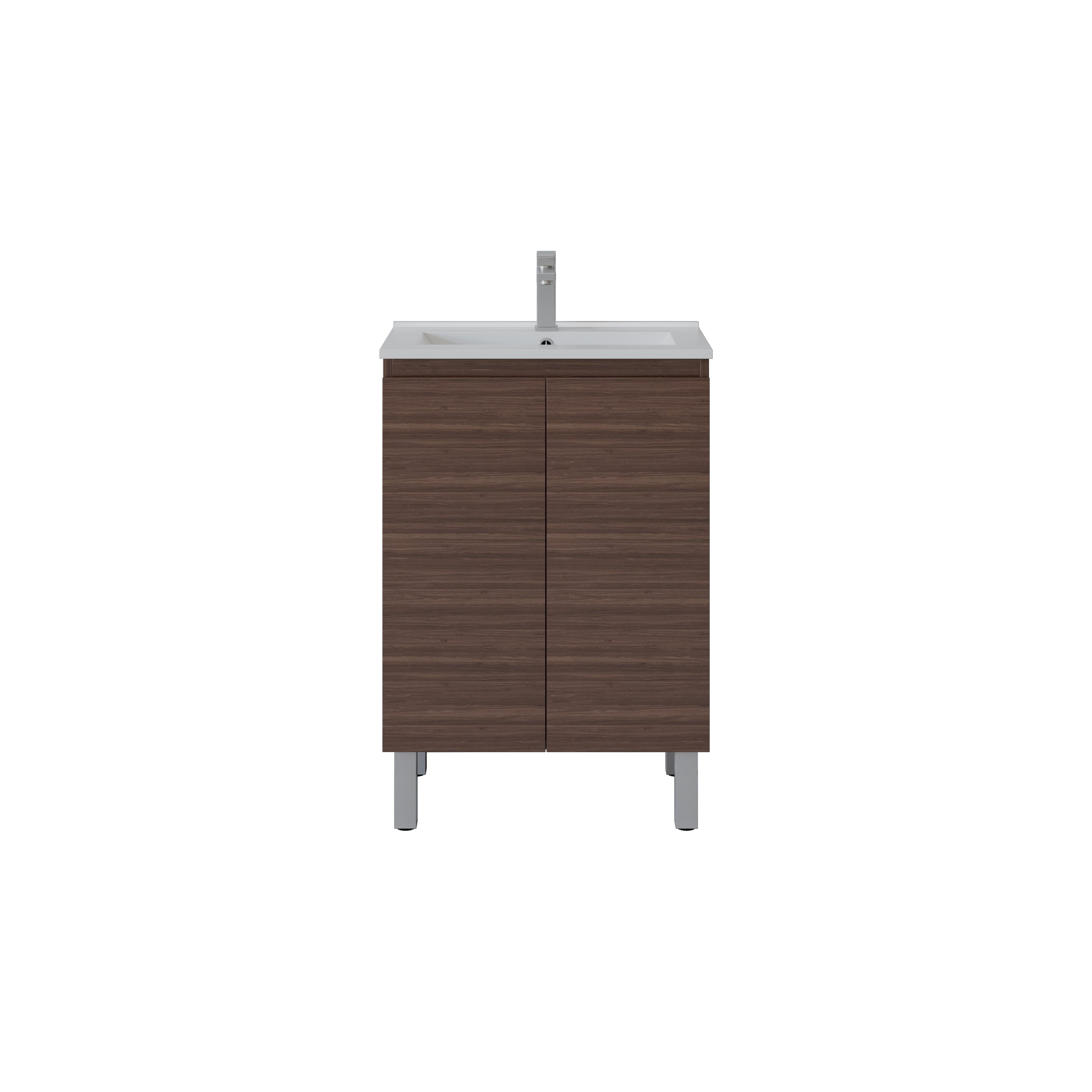 Slim Freestanding Vanity with Legs 600*360*860mm