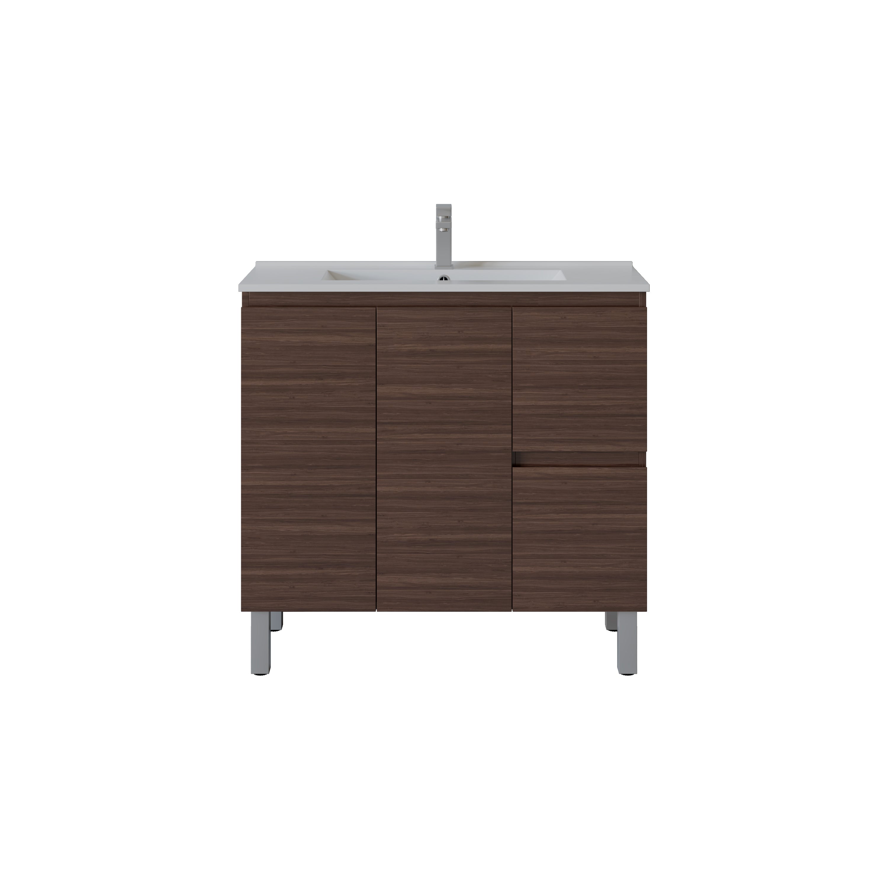 Slim Freestanding Vanity with Legs 900*360*860mm