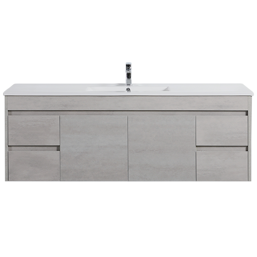 PVC Wall-Mounted Vanity Cabinet 600-1790mm