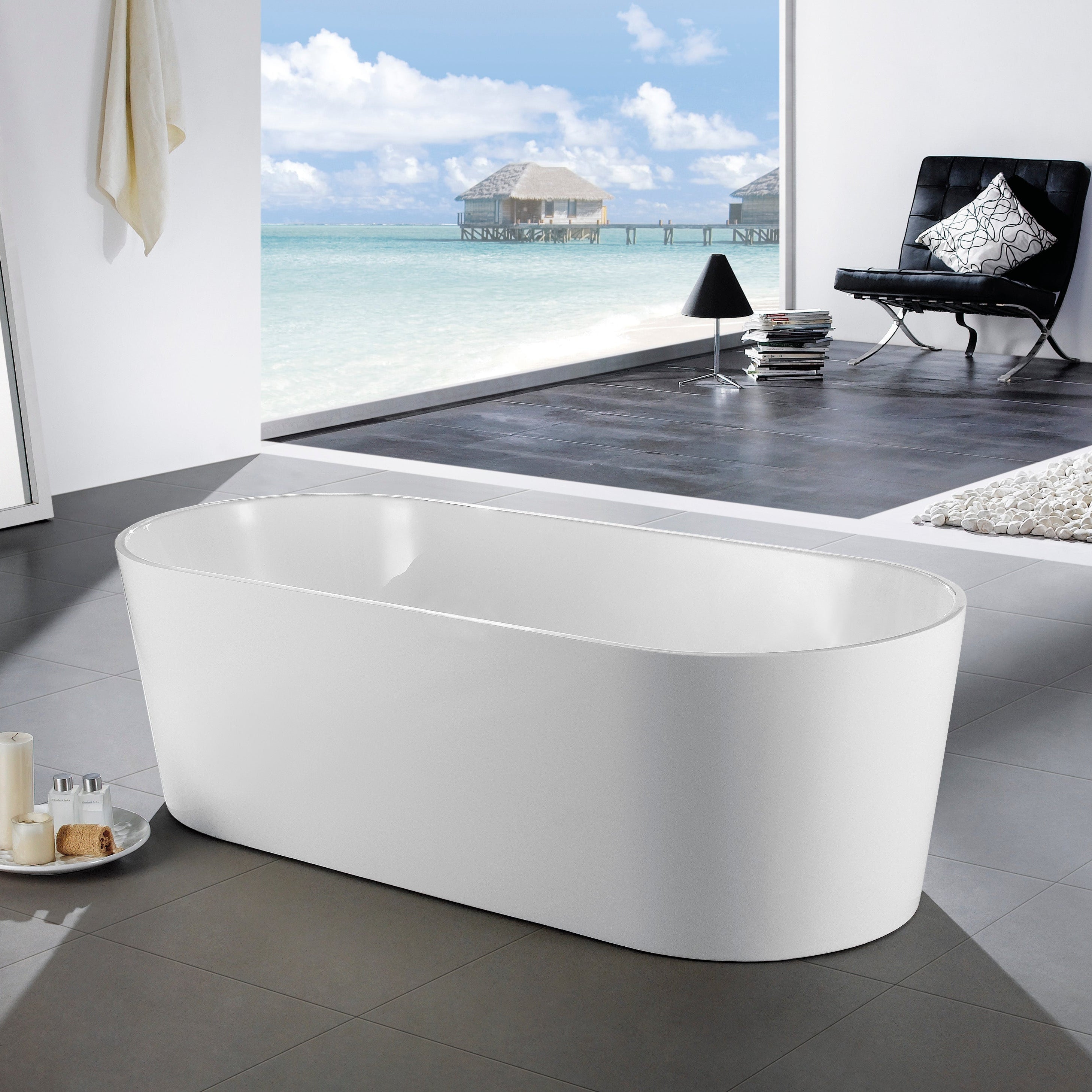 Ovia Freestanding Bath 1500/1700mm