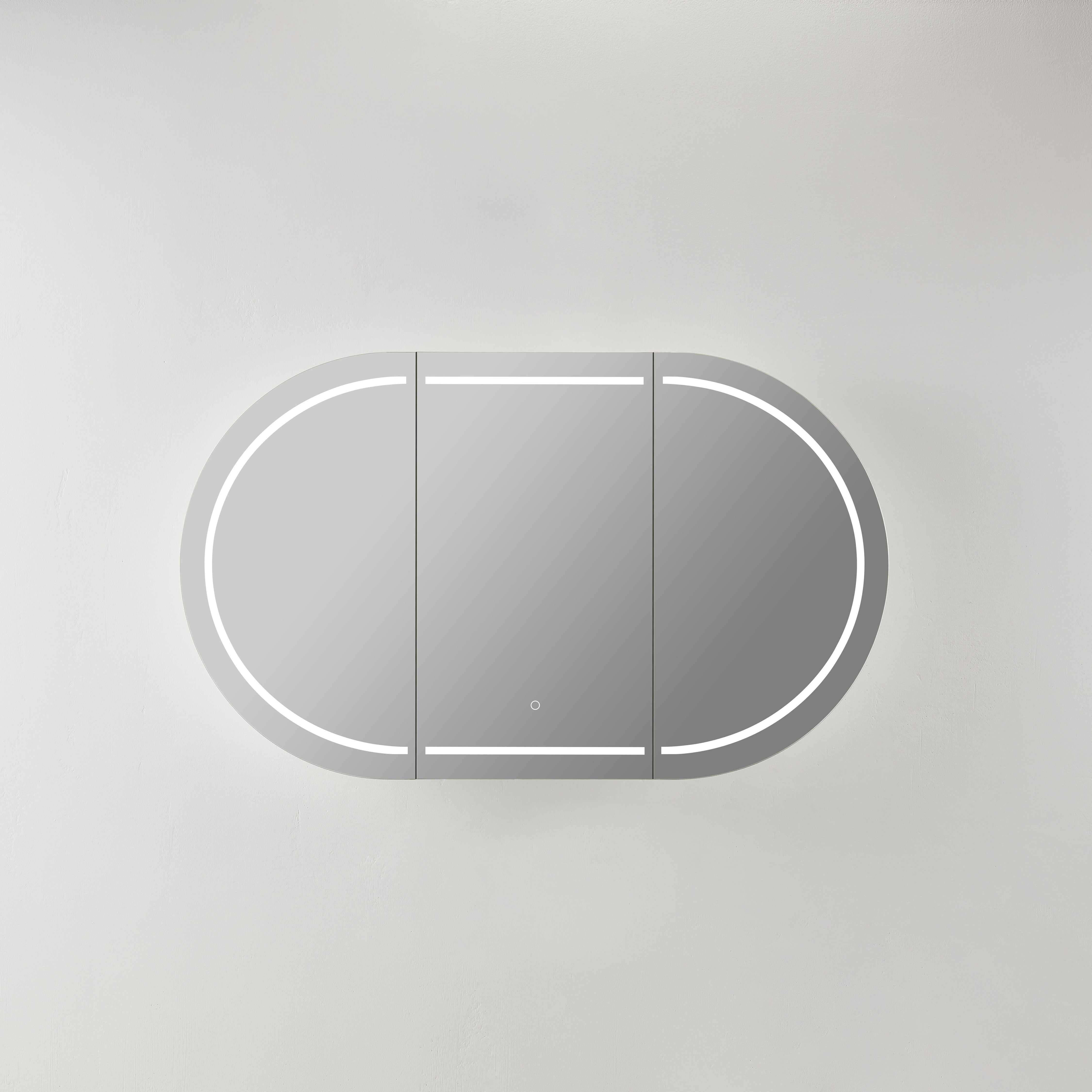 LED PVC Mirror Shaving Cabinet – Modern Bathroom Storage 1200/1500mm