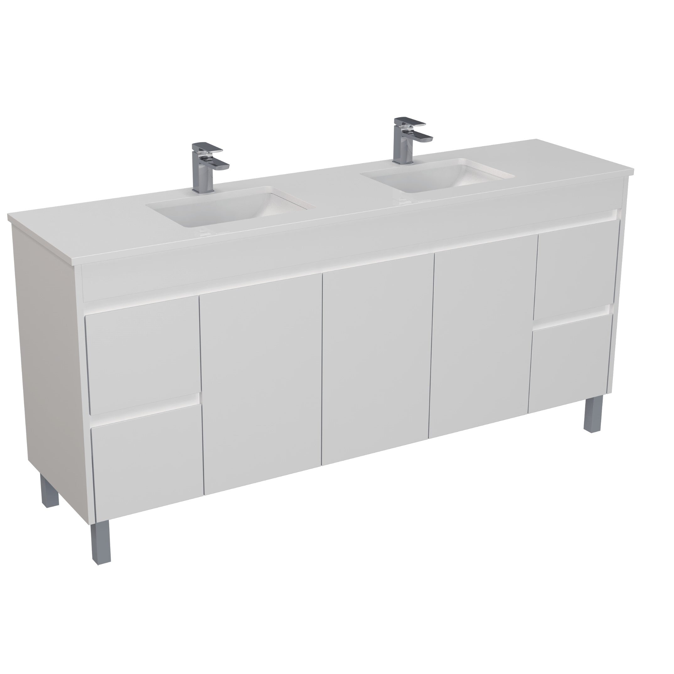 PVC Leg Vanity 590/740/890/1200/1500/1800mm
