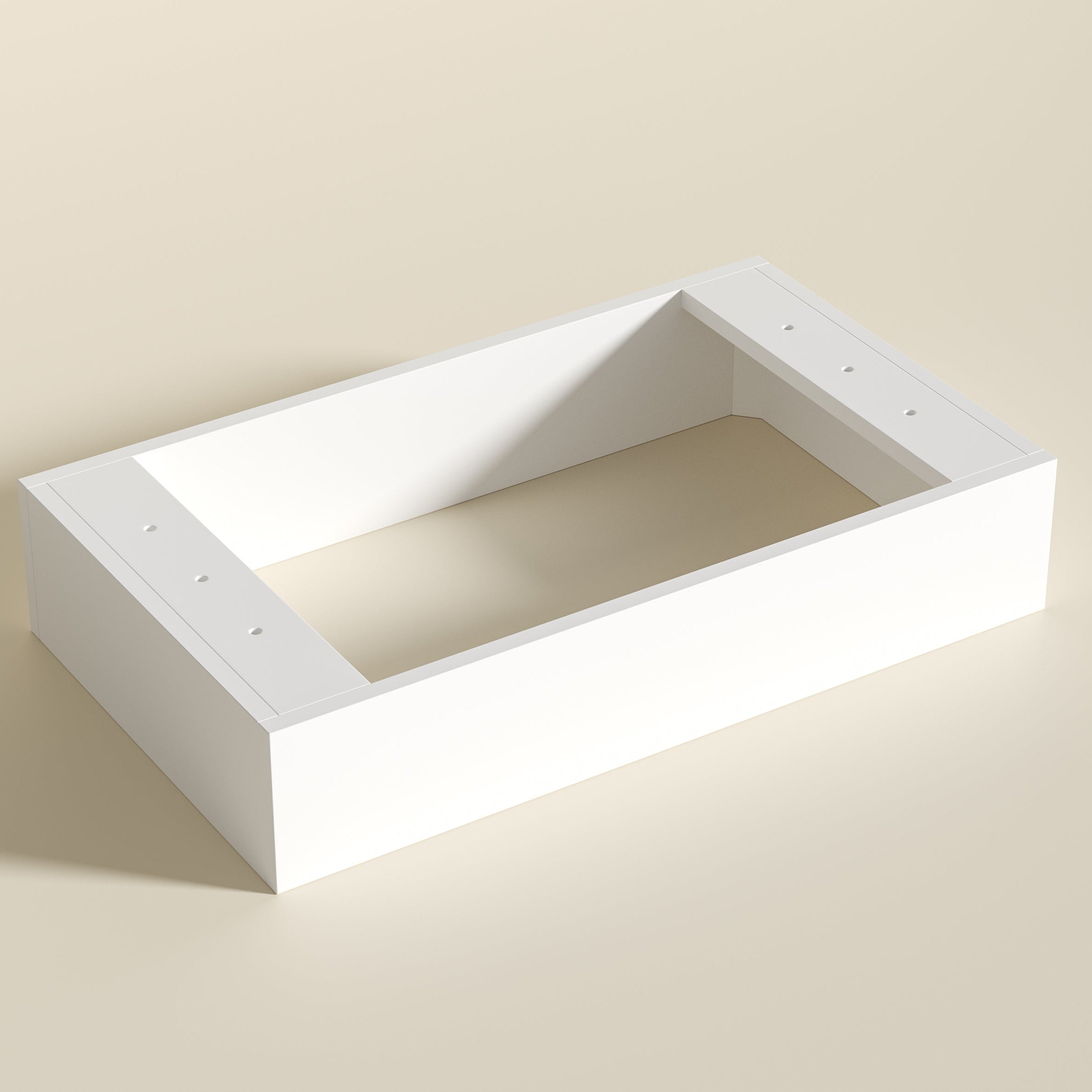 White Polyurethane PVC Cabinet Kickboard