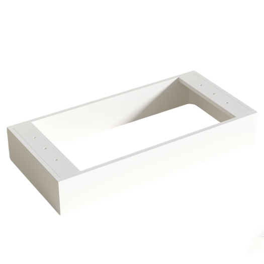 White Polyurethane PVC Cabinet Kickboard