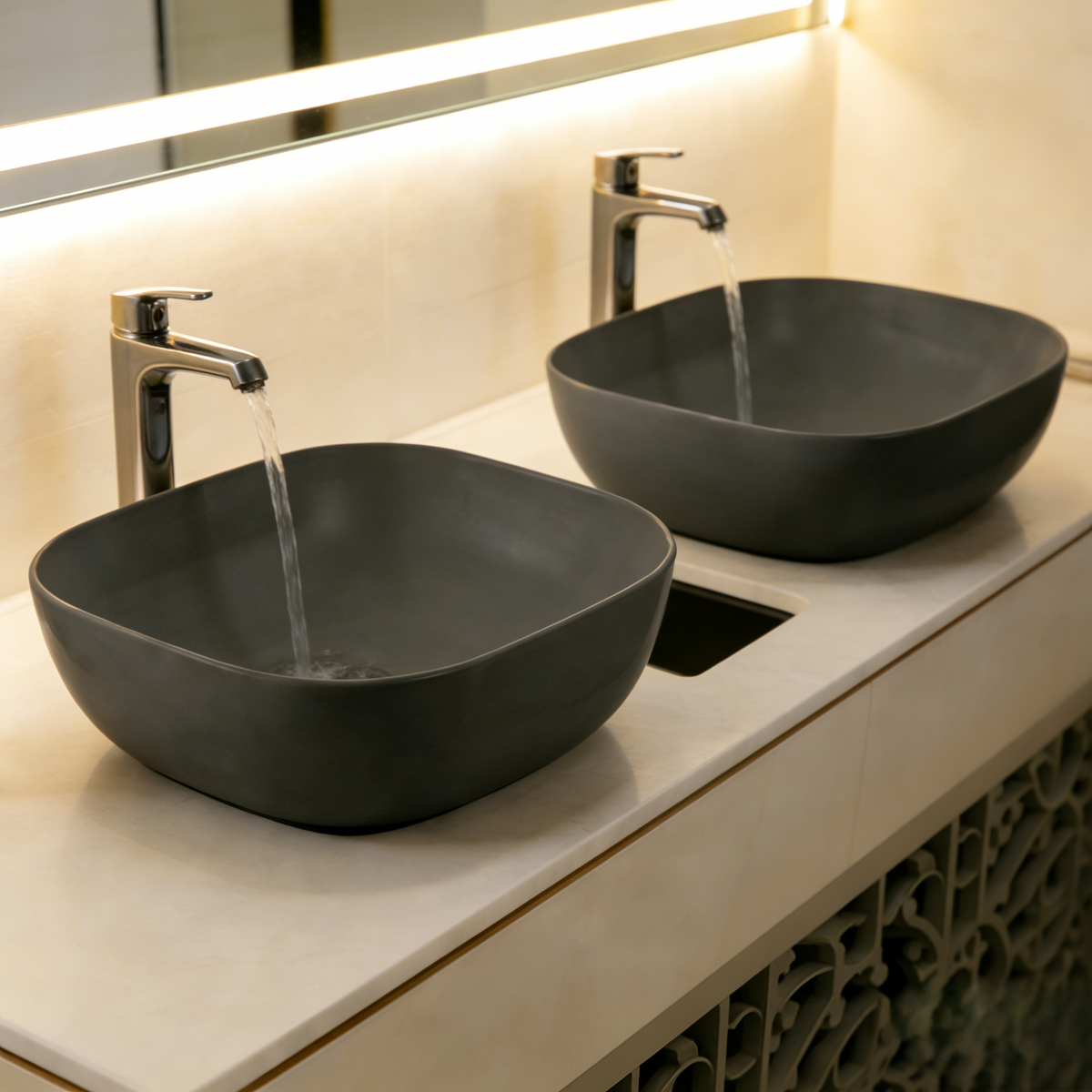 Above Counter Basin 465*375*120mm LH-BS35-460MW/MB