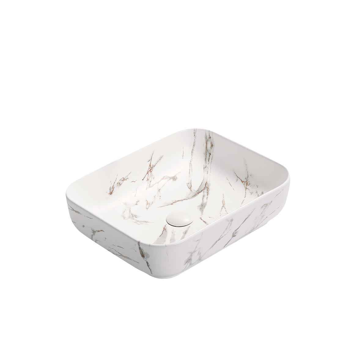 500*390*130mm Gloss White Basin LX5039